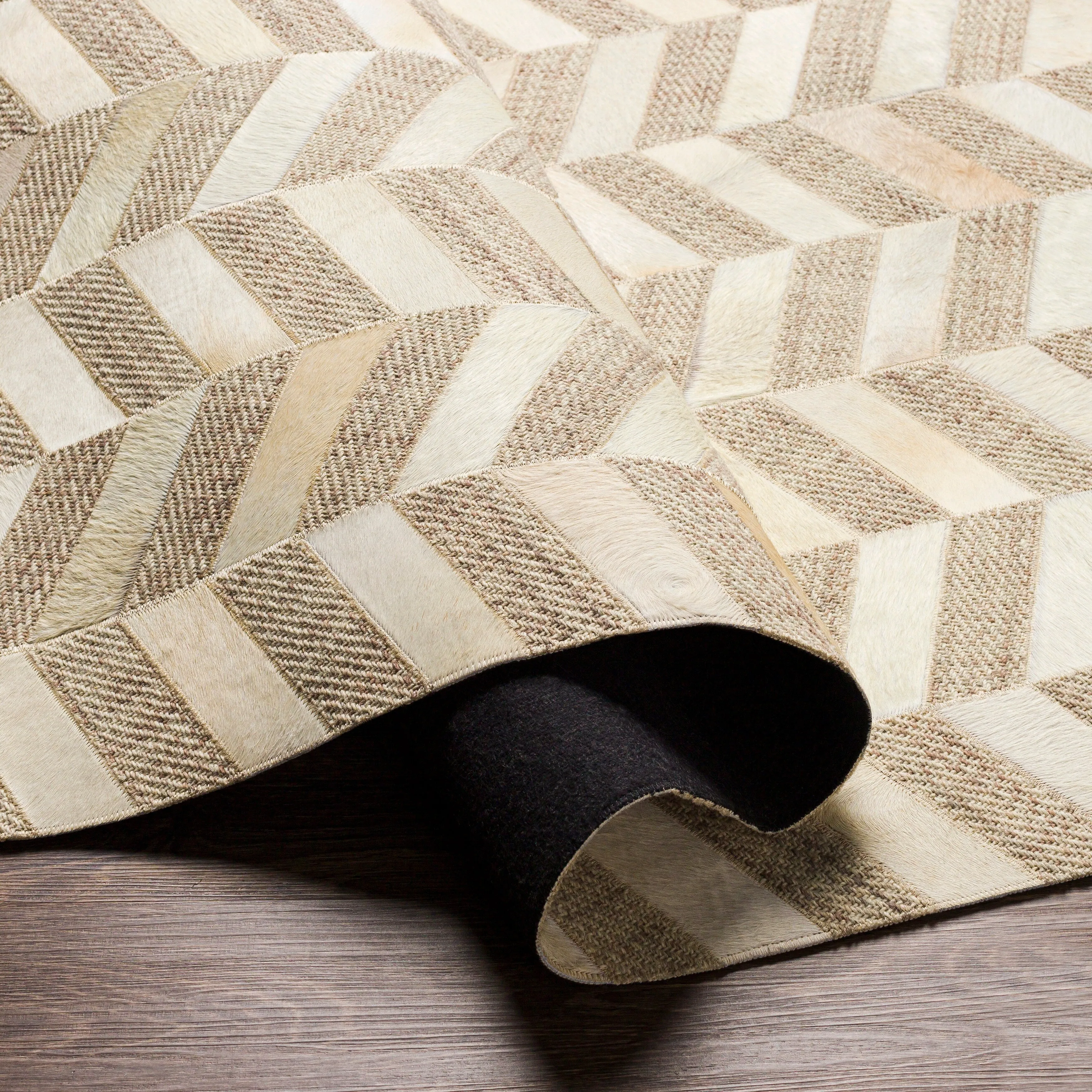 Artistic Weavers Arcangelo Modern Hair-on-hide Leather Area Rug