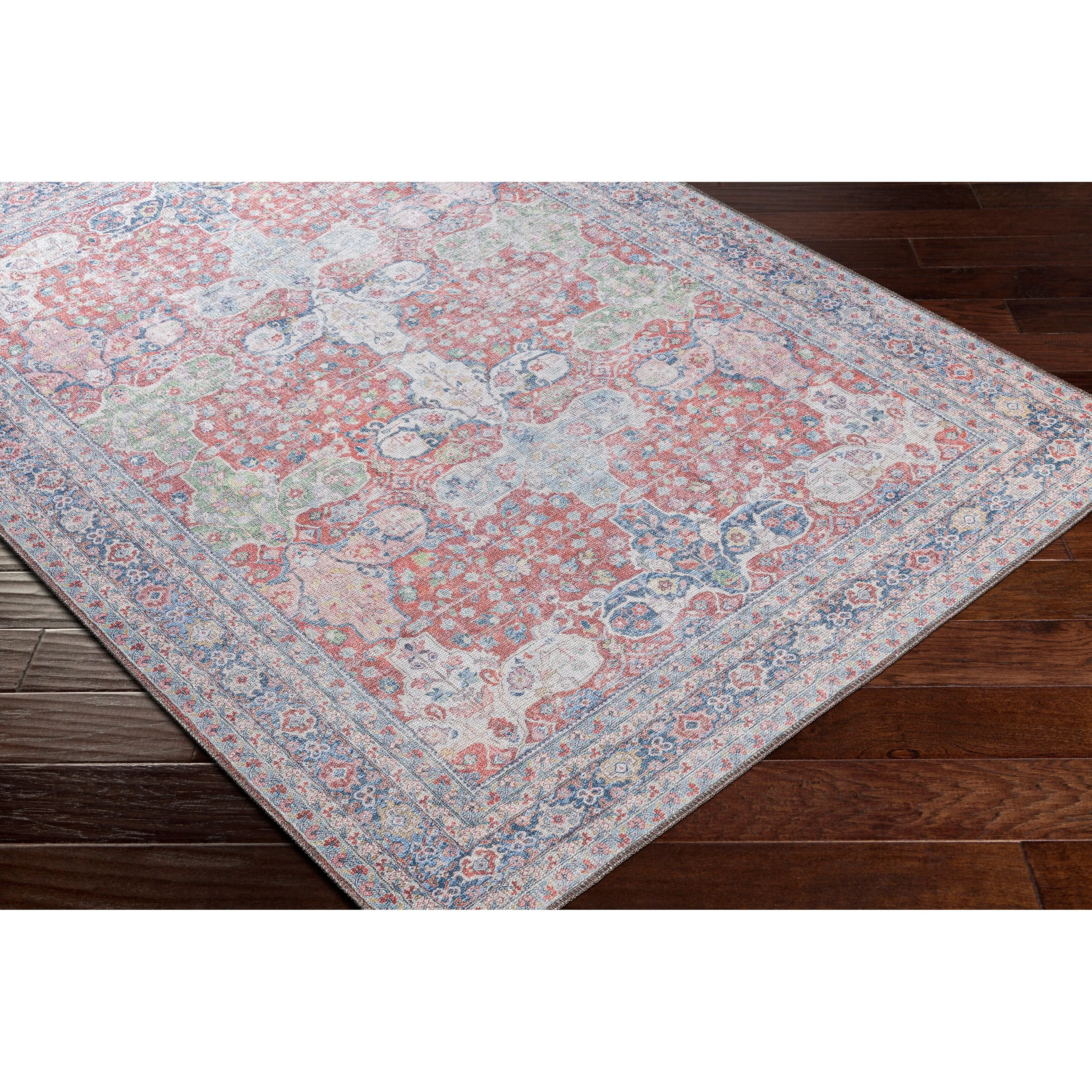 Artistic Weavers Baadur Distressed Traditional Machine Washable Area Rug