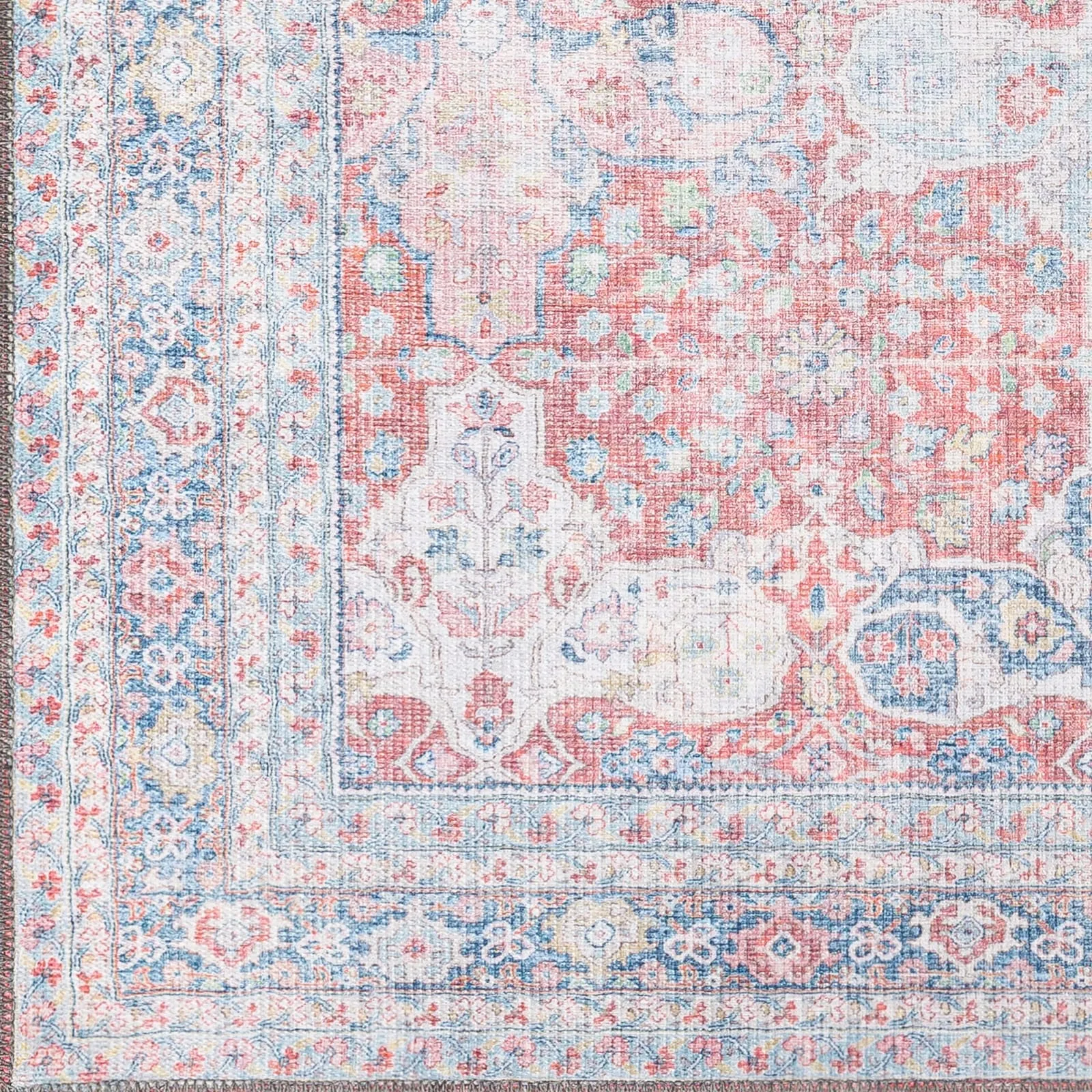 Artistic Weavers Baadur Distressed Traditional Machine Washable Area Rug