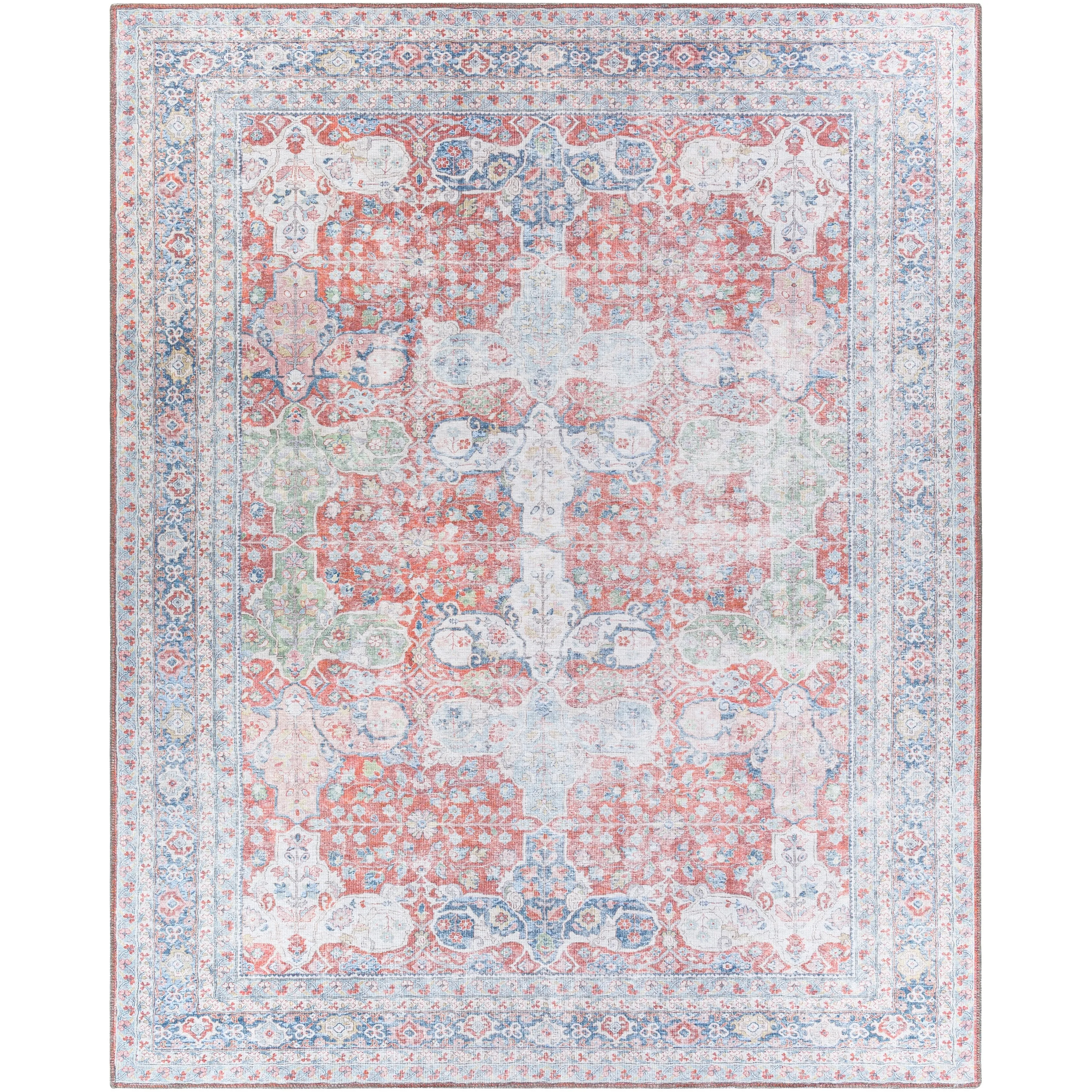 Artistic Weavers Baadur Distressed Traditional Machine Washable Area Rug