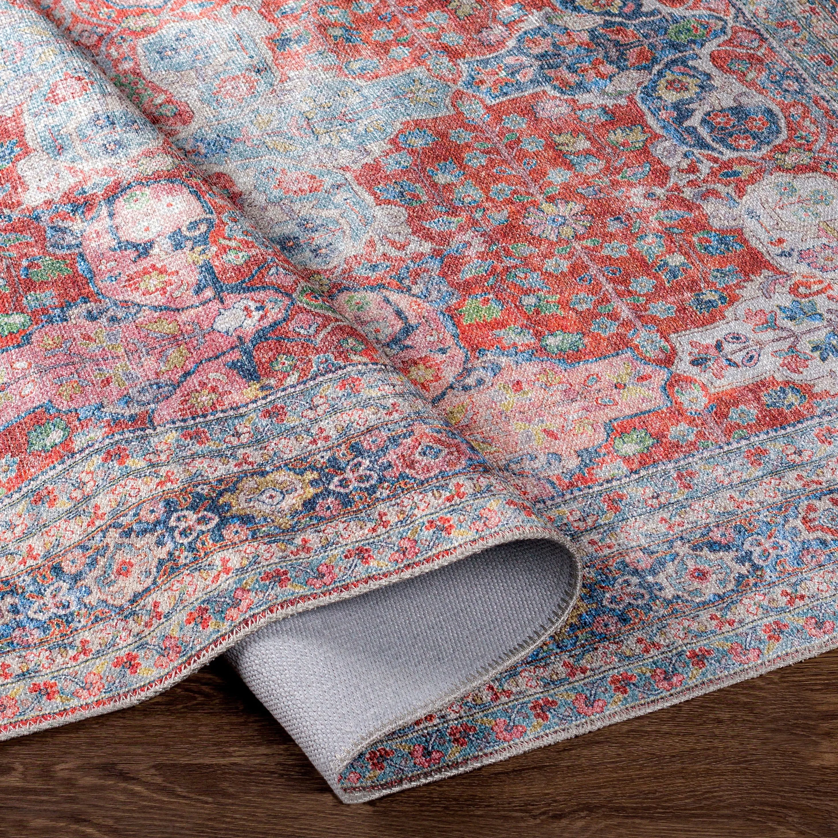Artistic Weavers Baadur Distressed Traditional Machine Washable Area Rug