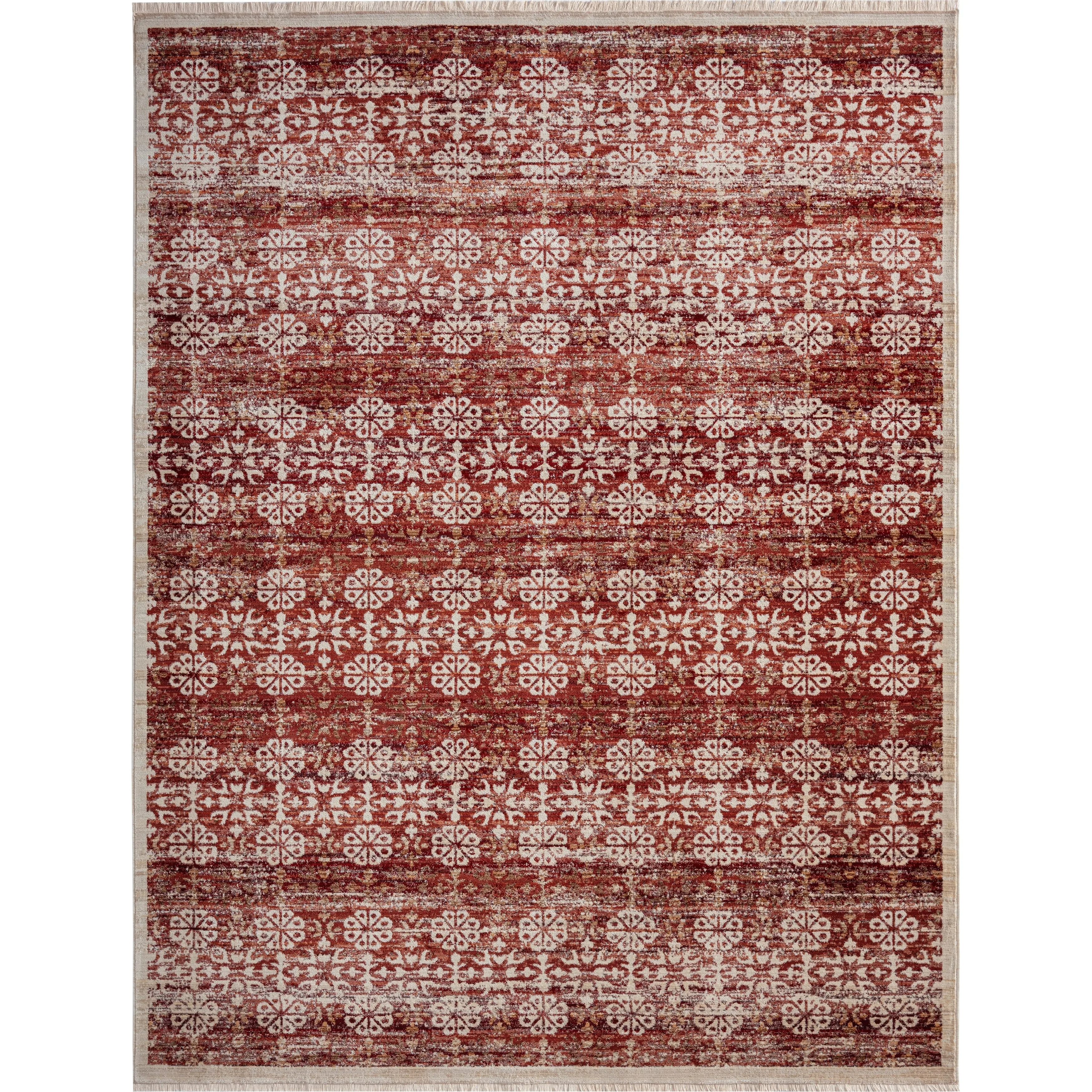 Aurora Transitional Bordered Performance Area Rug