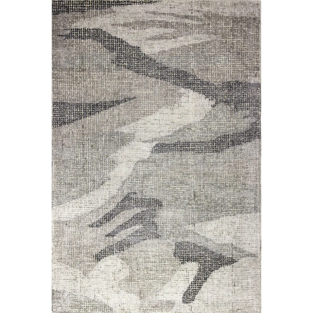Bashian Laban Aqua Contemporary Area Rug