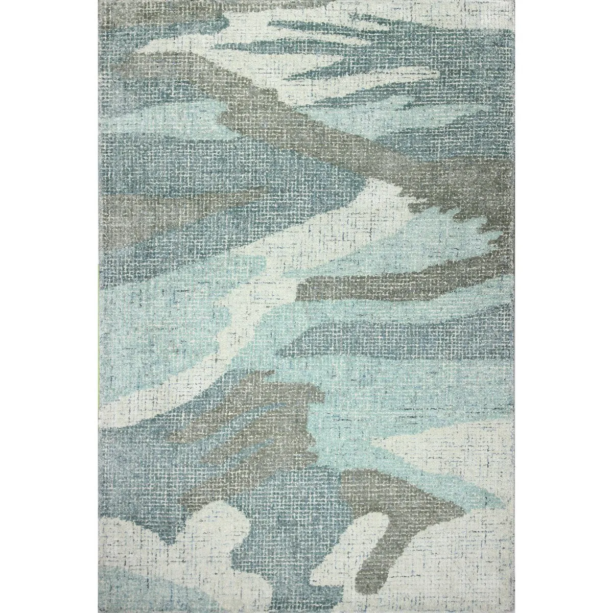 Bashian Laban Aqua Contemporary Area Rug