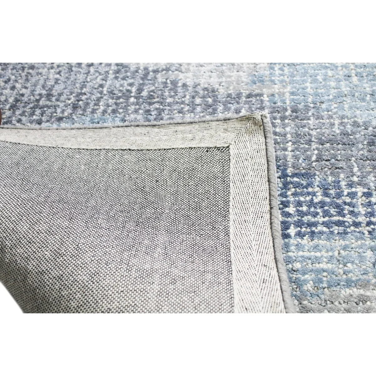 Bashian Laban Aqua Contemporary Area Rug