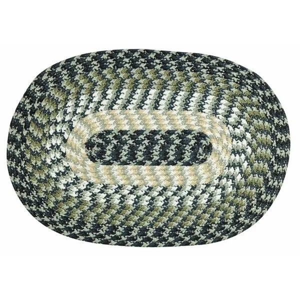 Better Trends Alpine Braid Collection is Durable & Stain Resistant Reversible Indoor Area Utility Rug