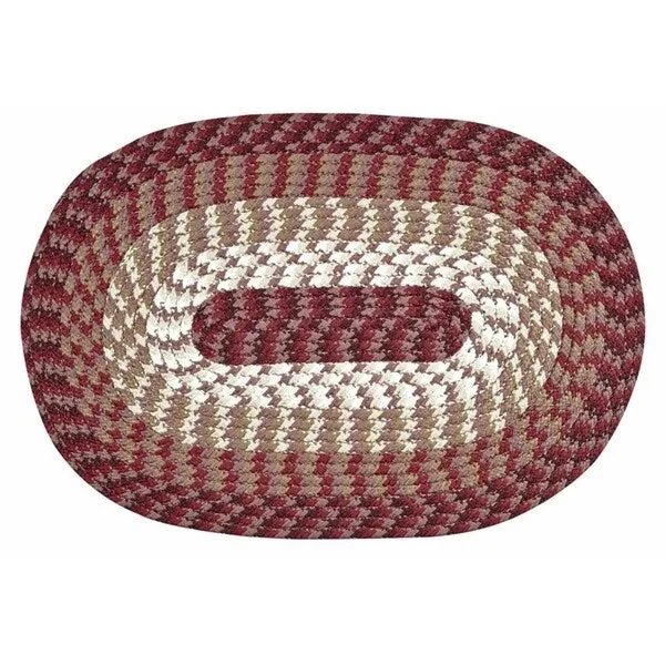 Better Trends Alpine Braid Collection is Durable & Stain Resistant Reversible Indoor Area Utility Rug