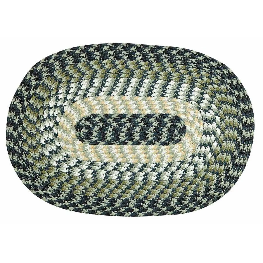 Better Trends Alpine Braid Collection is Durable & Stain Resistant Reversible Indoor Area Utility Rug