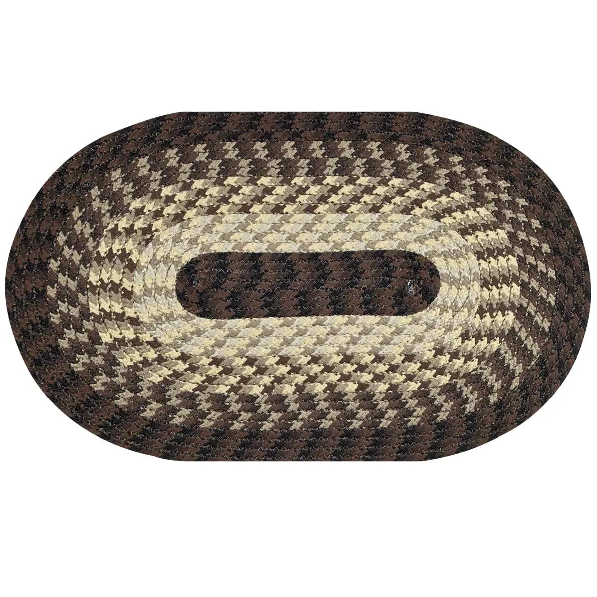 Better Trends Alpine Braid Collection is Durable & Stain Resistant Reversible Indoor Area Utility Rug