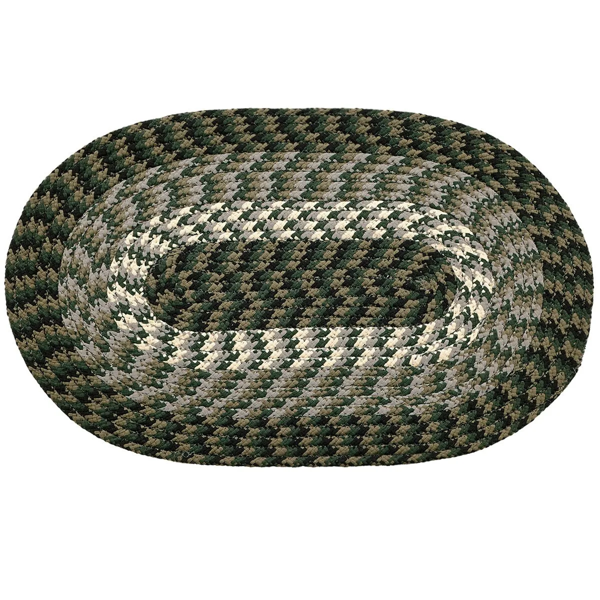 Better Trends Alpine Braid Collection is Durable & Stain Resistant Reversible Indoor Area Utility Rug