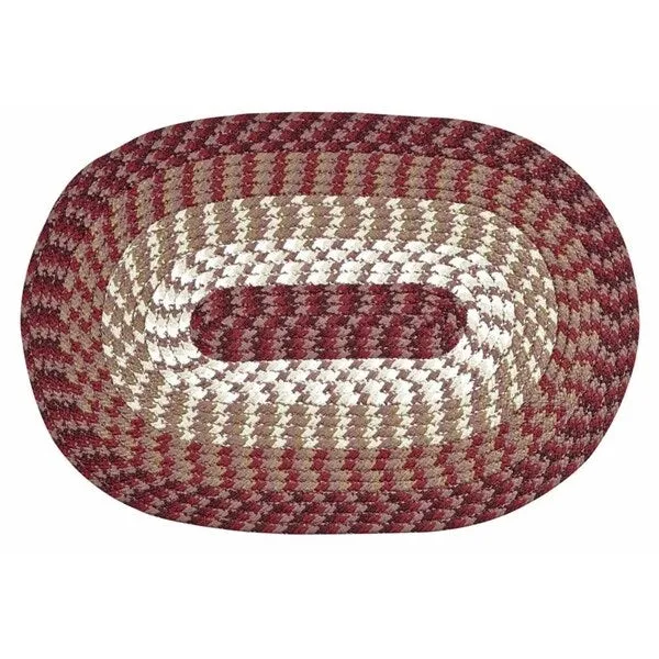Better Trends Alpine Braid Collection is Durable & Stain Resistant Reversible Indoor Area Utility Rug