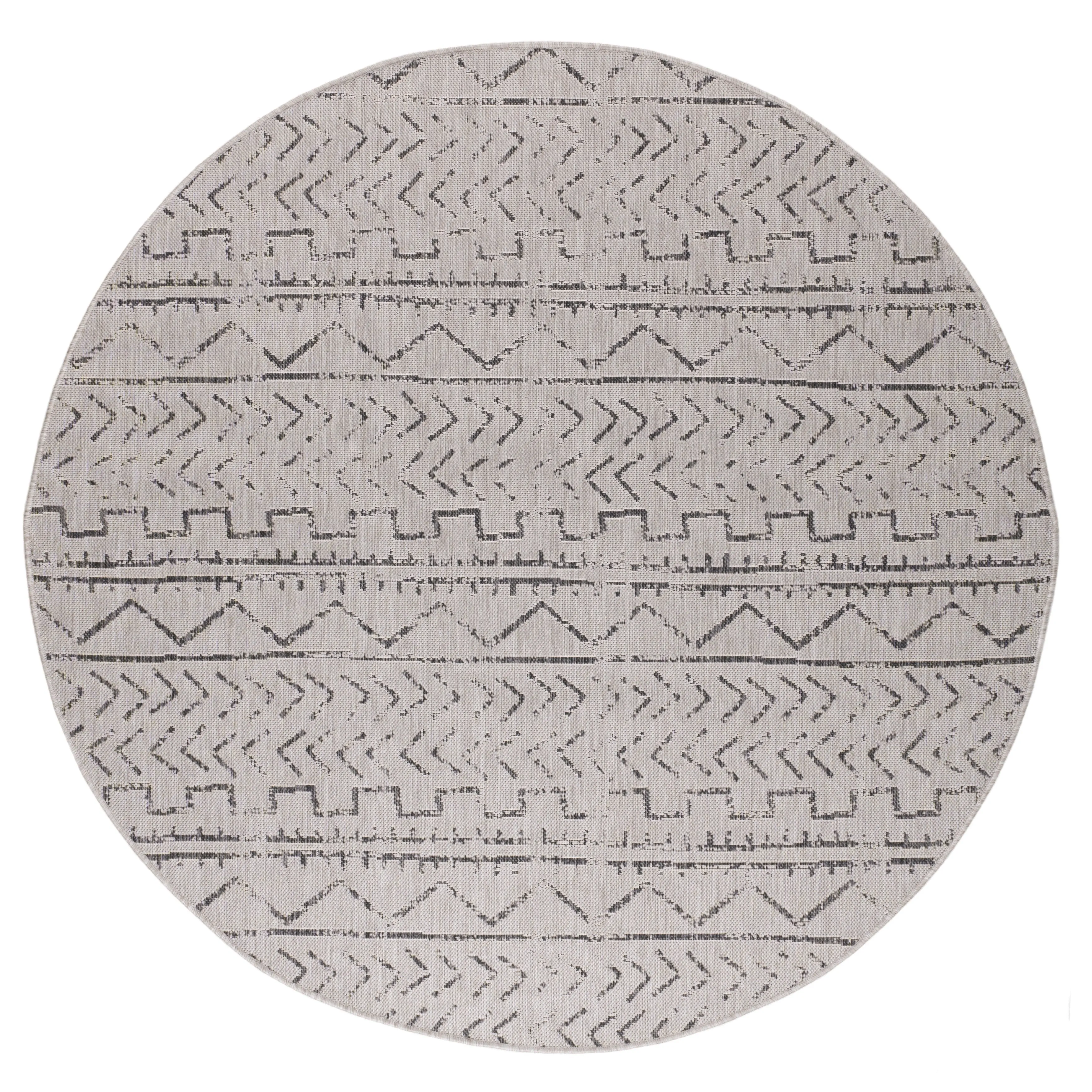Beverly Rug Dark Grey Trellis Indoor Outdoor Rug. Outside Carpet for Patio. Deck. Porch