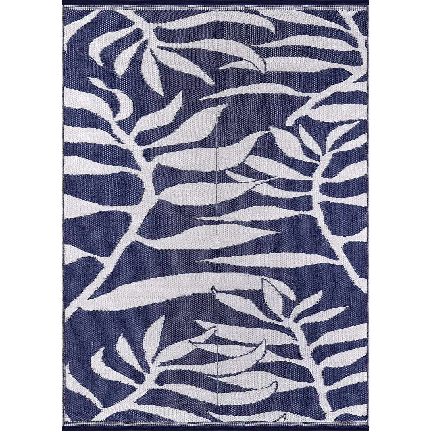 Beverly Rug Tropical Blue Reversible Outdoor Area Rug