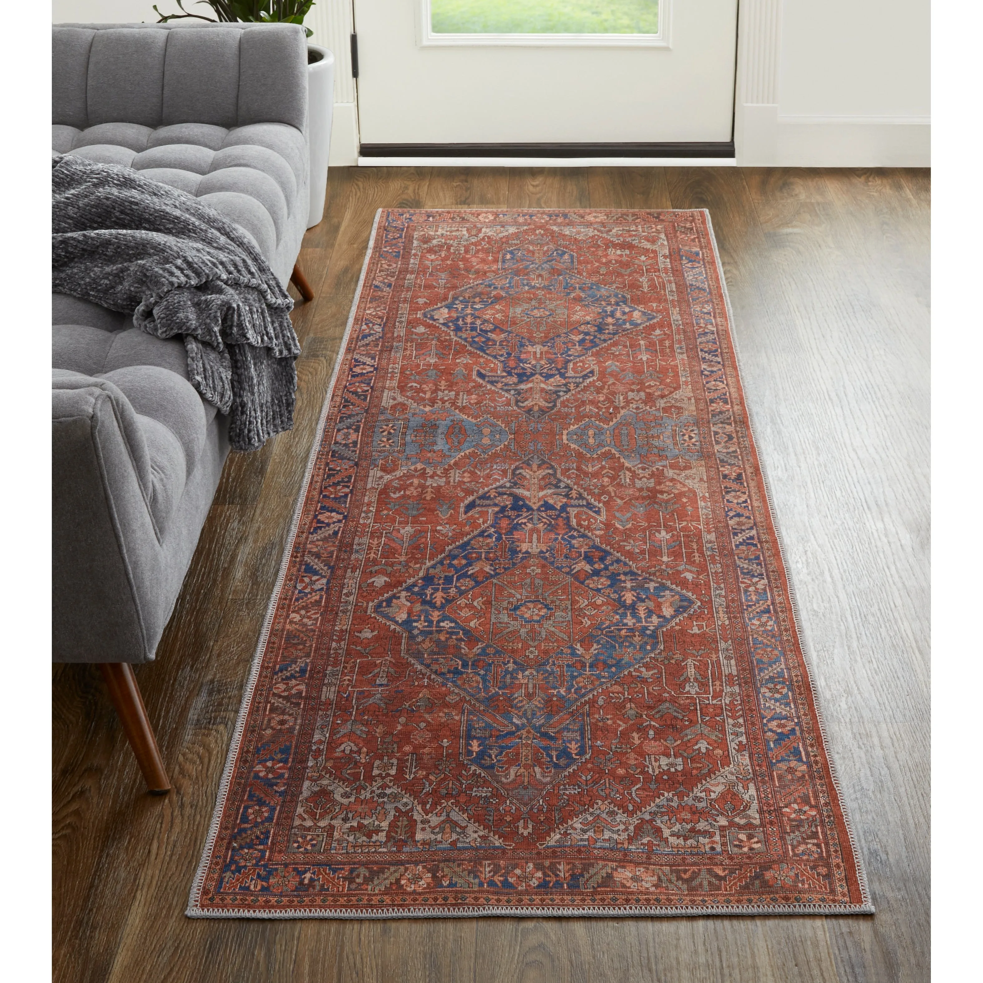 Birchlawn Power Loomed Oriental Area Rug