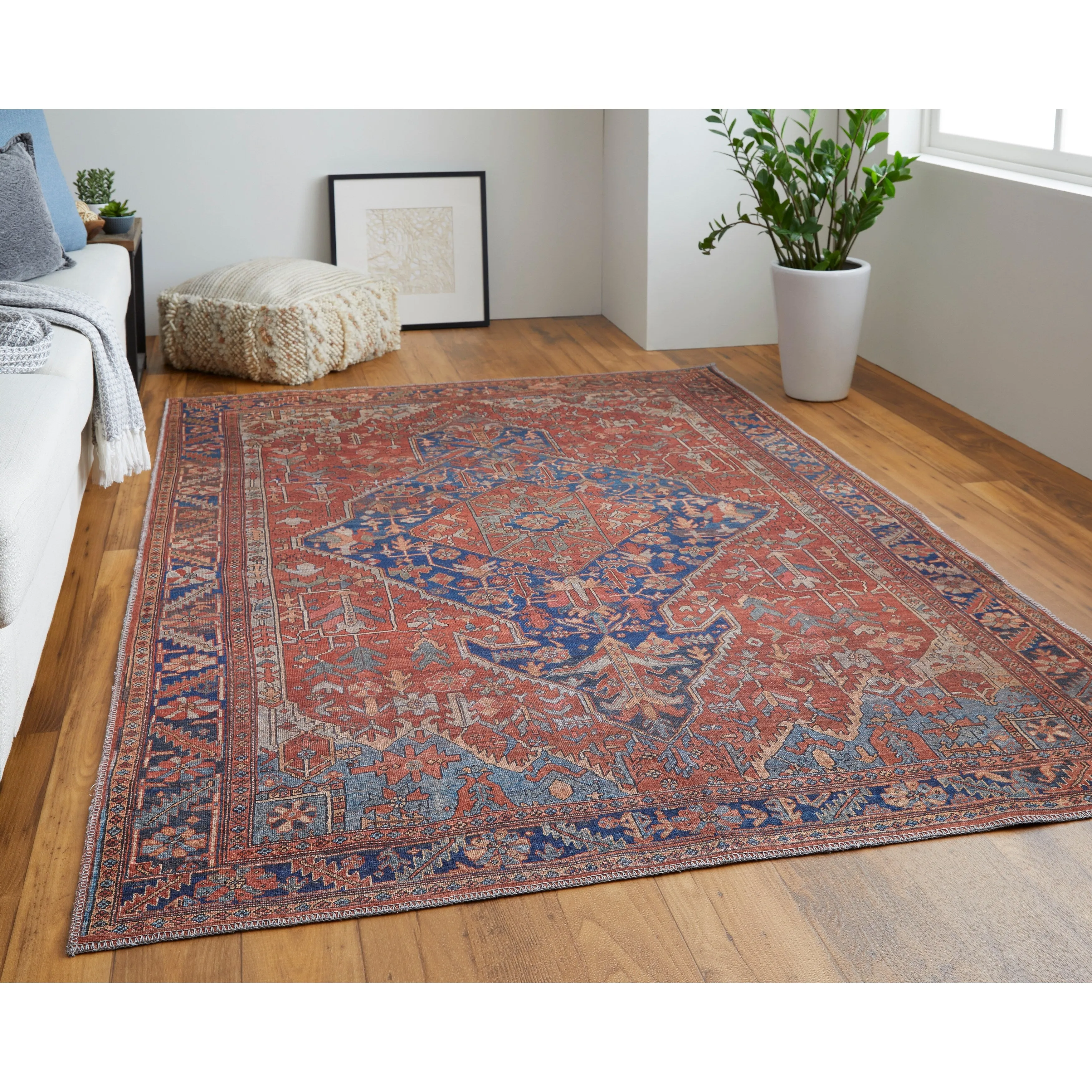 Birchlawn Power Loomed Oriental Area Rug