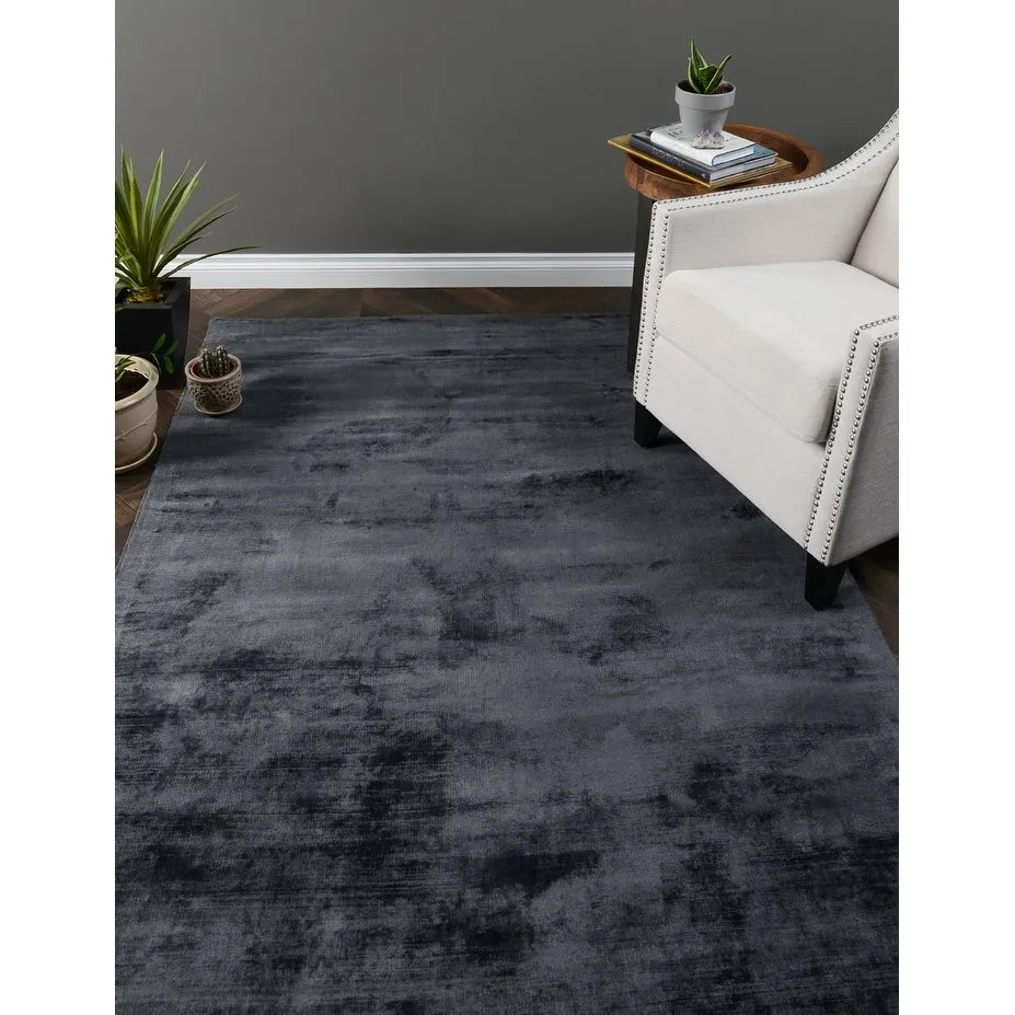 Cameron Handwoven Distressed Viscose Area Rug by Kosas Home
