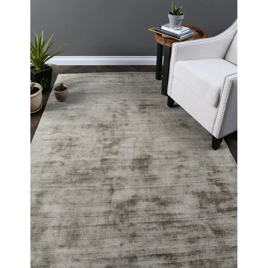 Cameron Handwoven Distressed Viscose Area Rug by Kosas Home