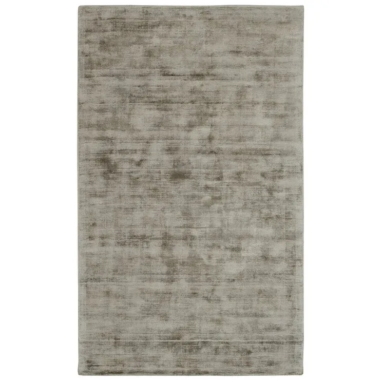 Cameron Handwoven Distressed Viscose Area Rug by Kosas Home