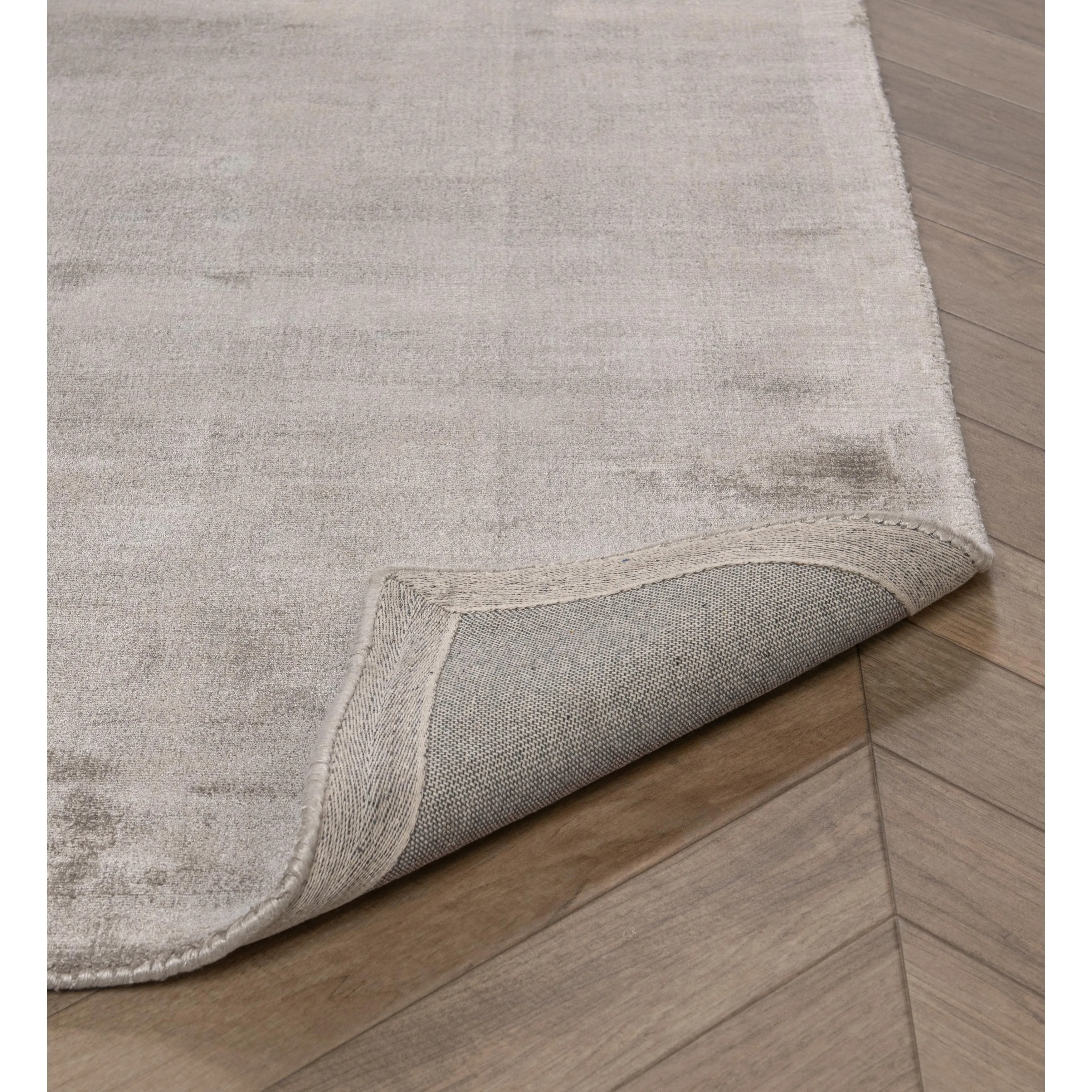 Cameron Handwoven Distressed Viscose Area Rug by Kosas Home
