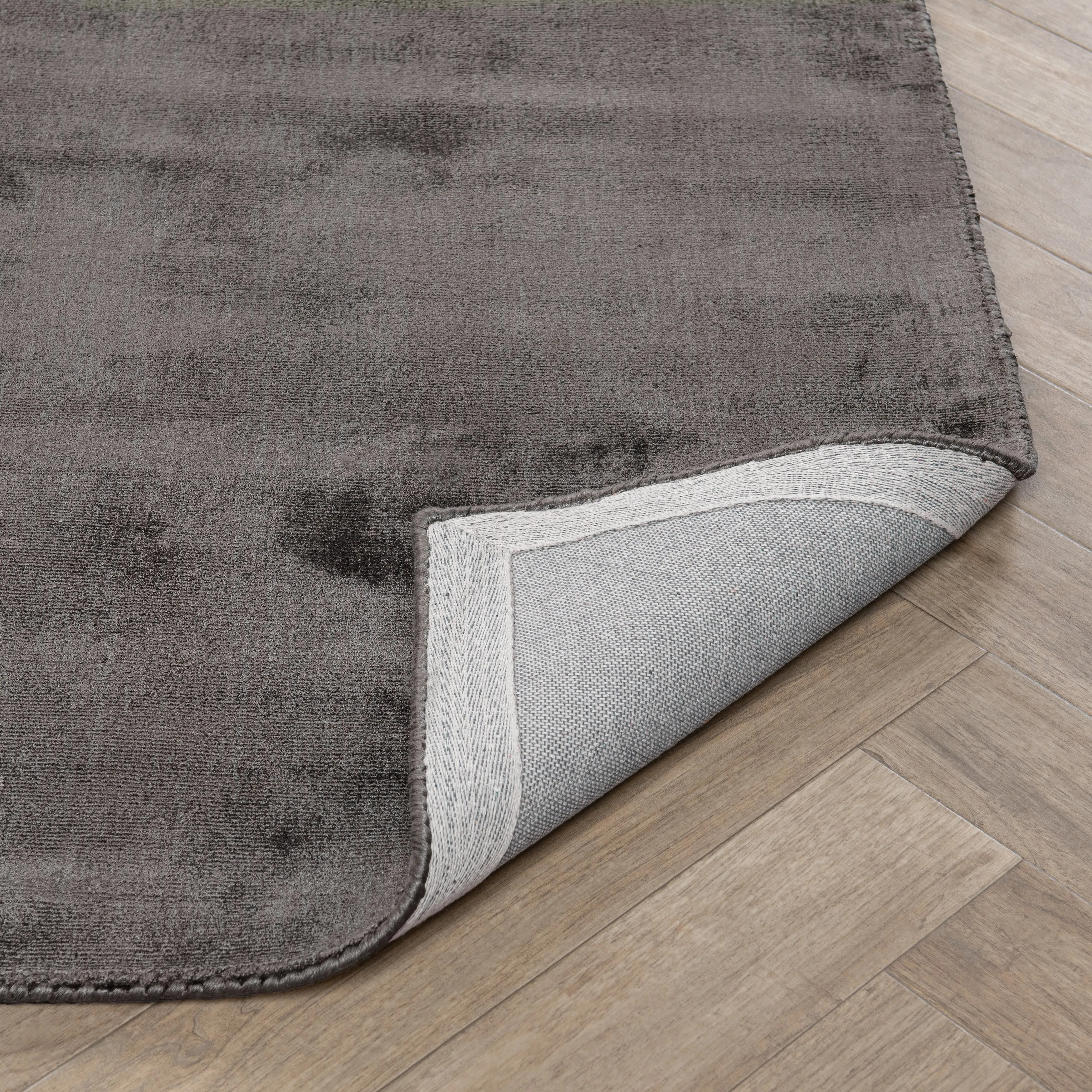 Cameron Handwoven Distressed Viscose Area Rug by Kosas Home
