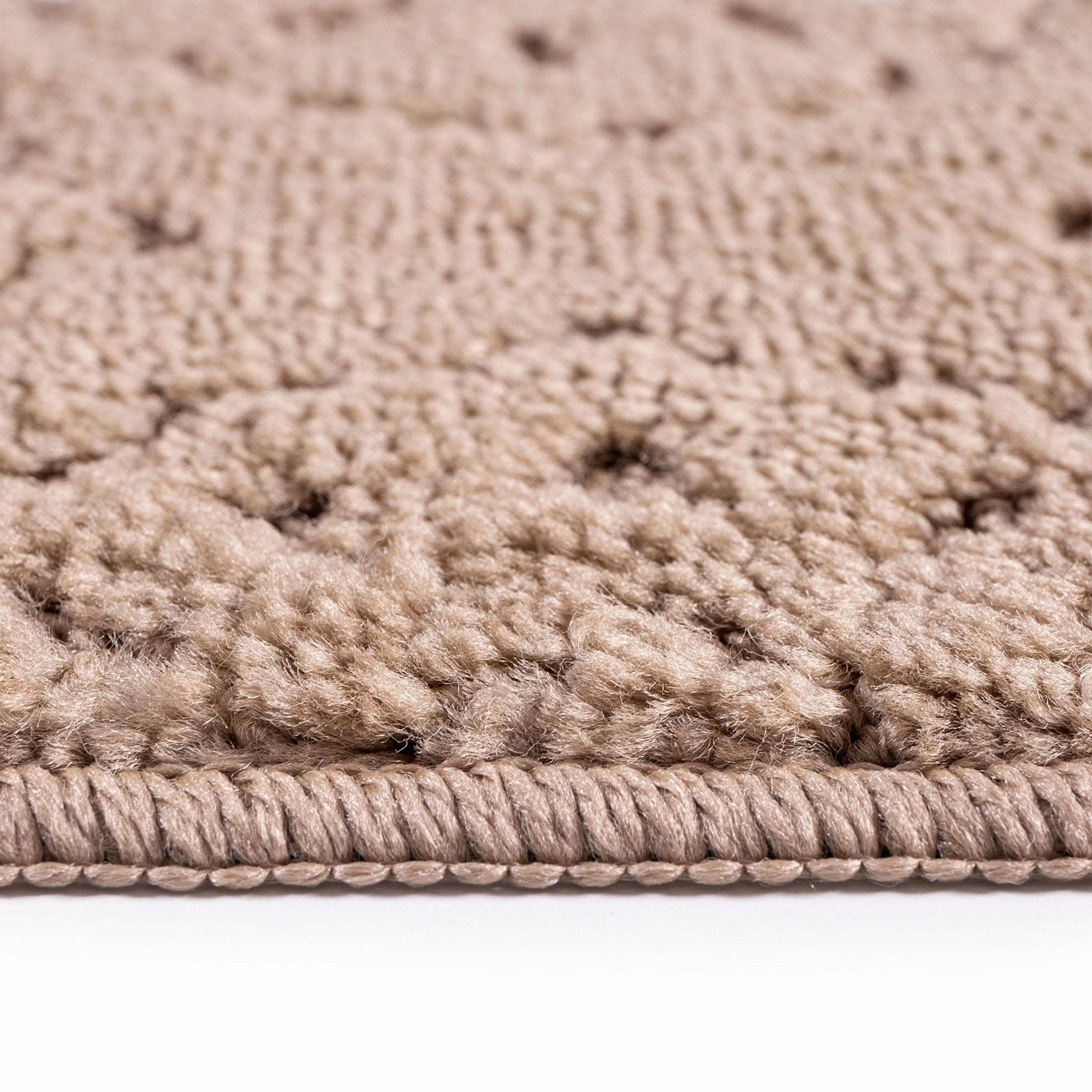 Carpet Stair Treads for Wooden Steps - Indoor Staircase Step Treads with Thick Carpet & Pattern Design