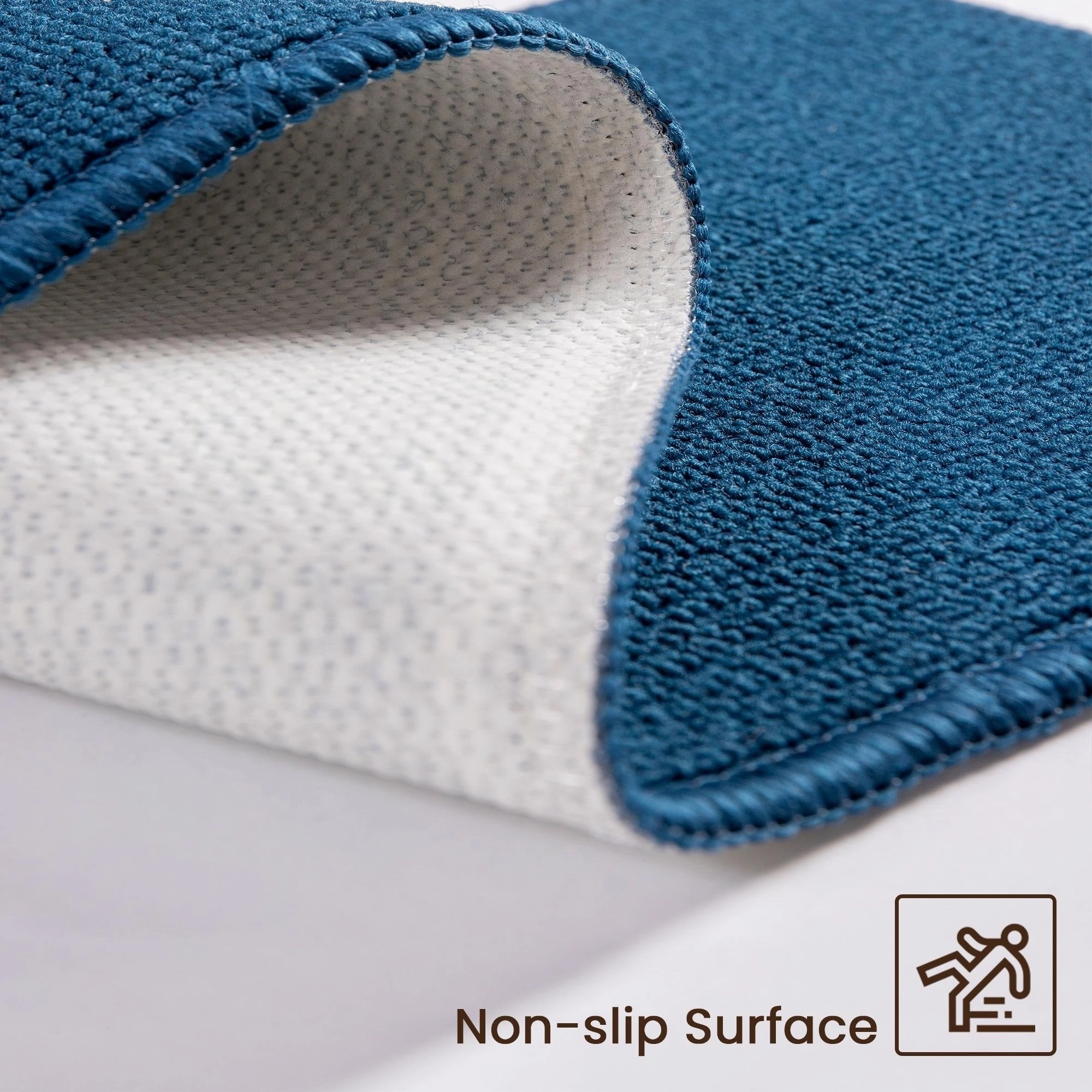 Carpet Stair Treads for Wooden Steps - Indoor Staircase Step Treads with Thick Carpet & Pattern Design