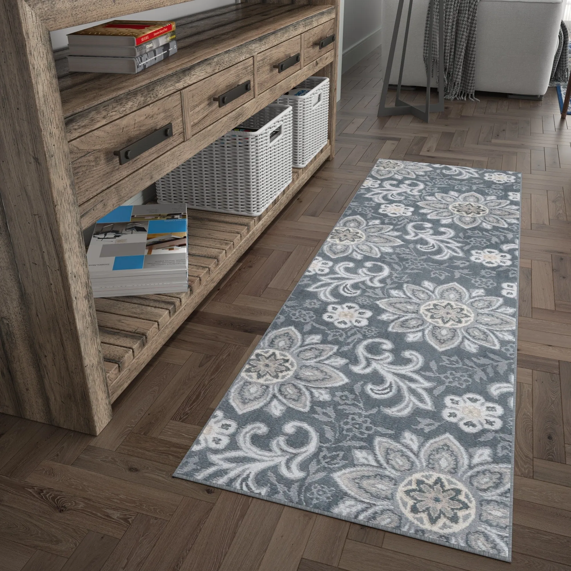 Carrington Bohemian & Eclectic Floral & Botanical Indoor Area Rug