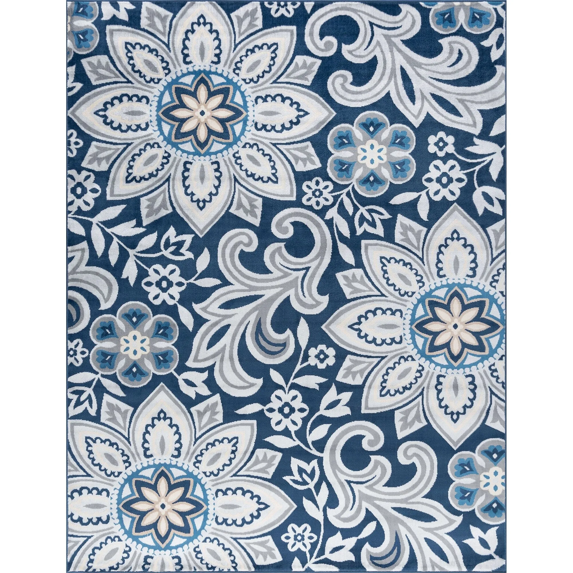 Carrington Bohemian & Eclectic Floral & Botanical Indoor Area Rug
