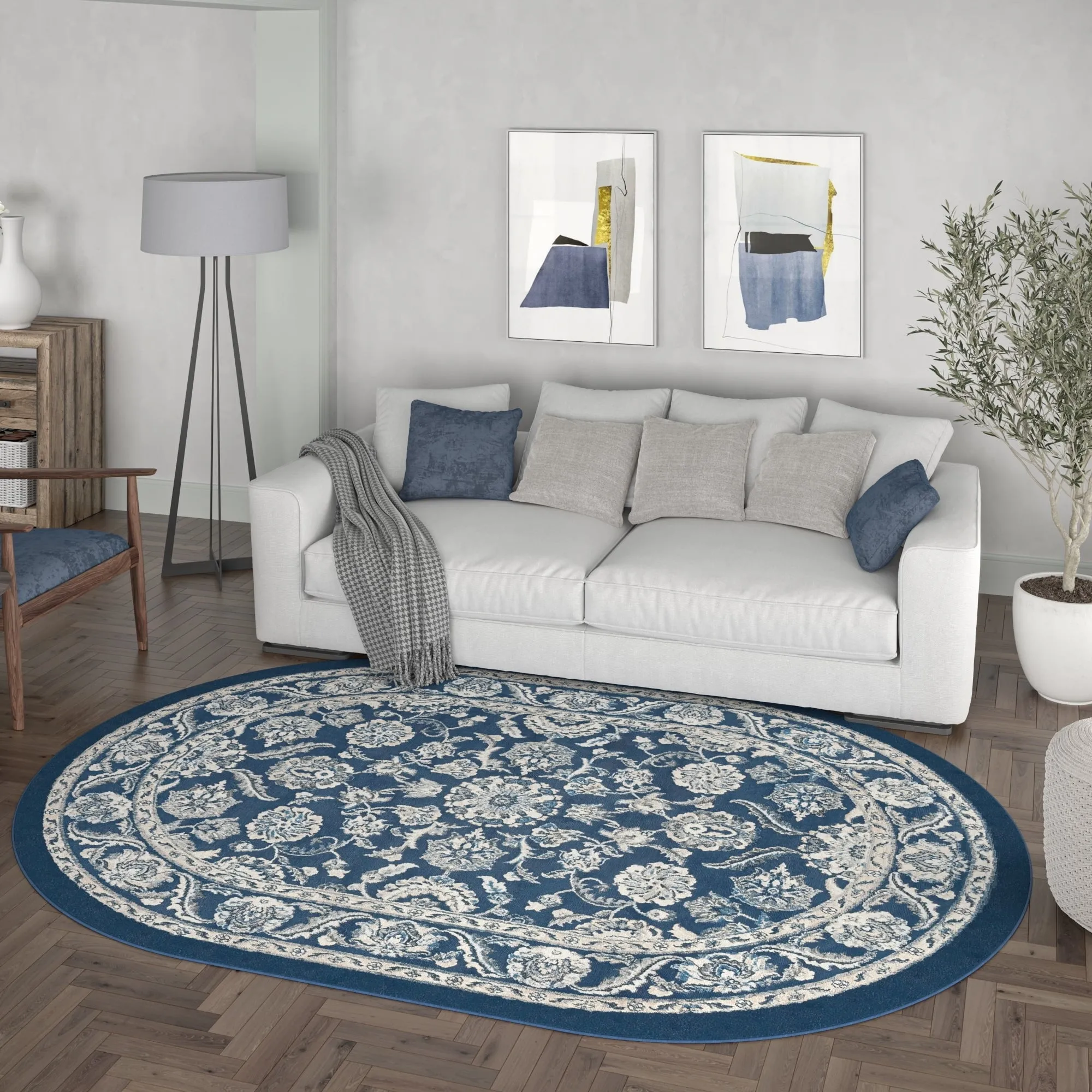 Carrington Traditional Border Indoor Area Rug