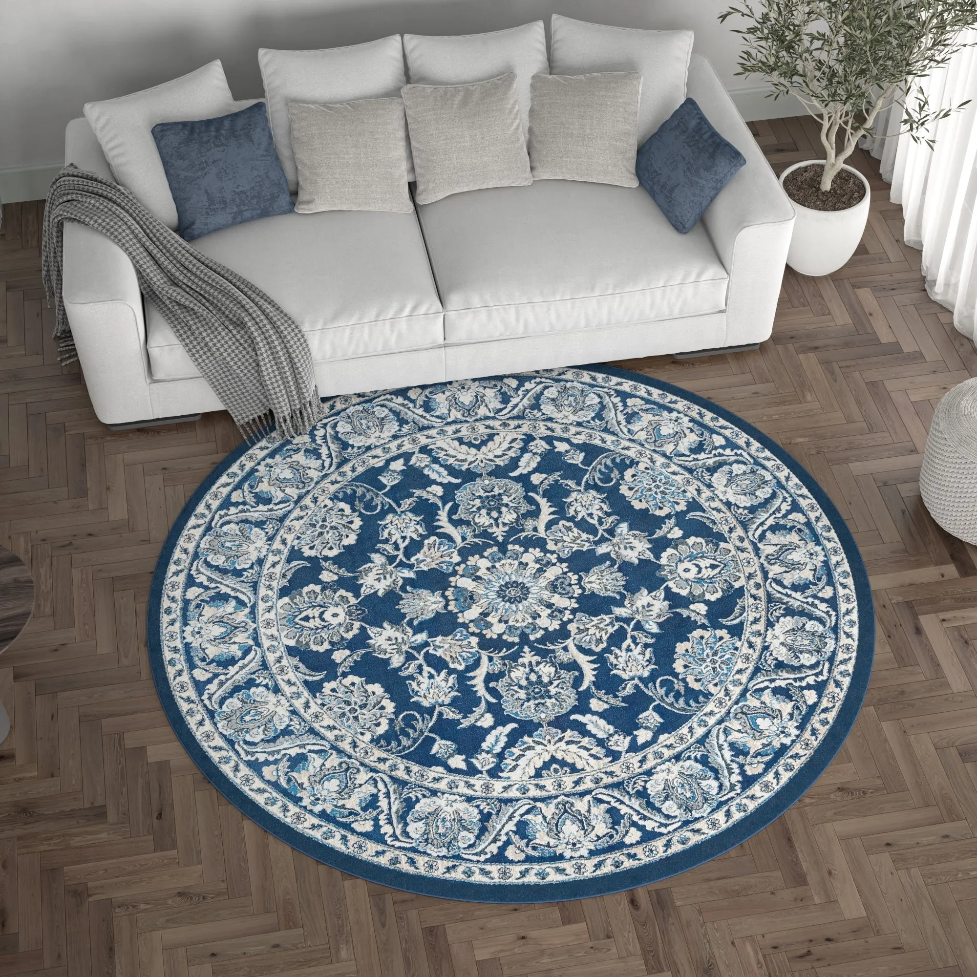 Carrington Traditional Border Indoor Area Rug