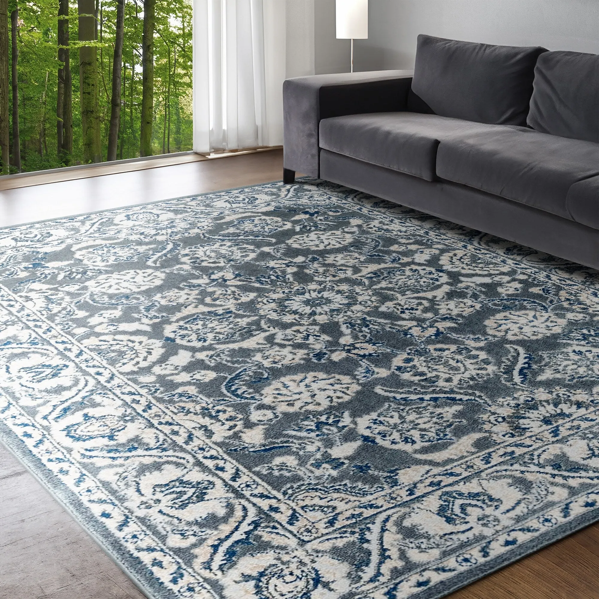 Carrington Traditional Border Indoor Area Rug