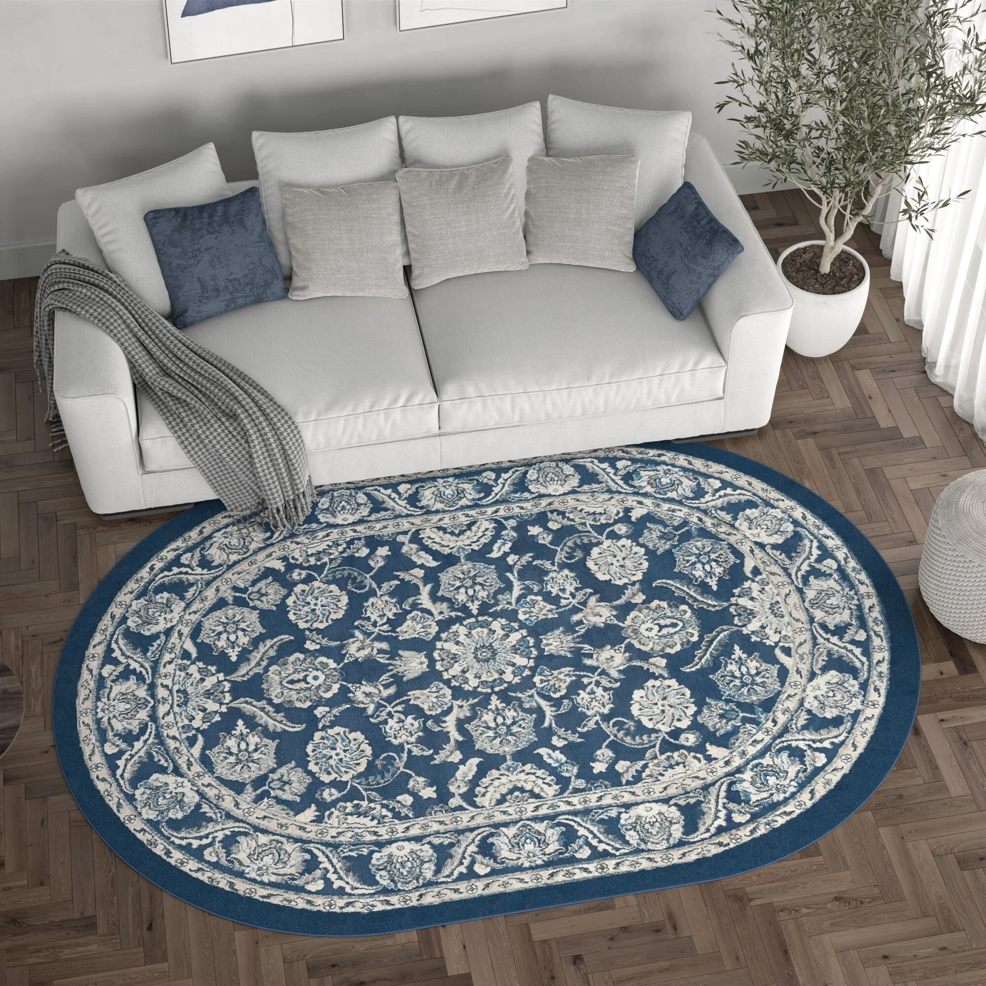Carrington Traditional Border Indoor Area Rug