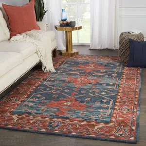 Cinnabar Handmade Medallion Area Rug