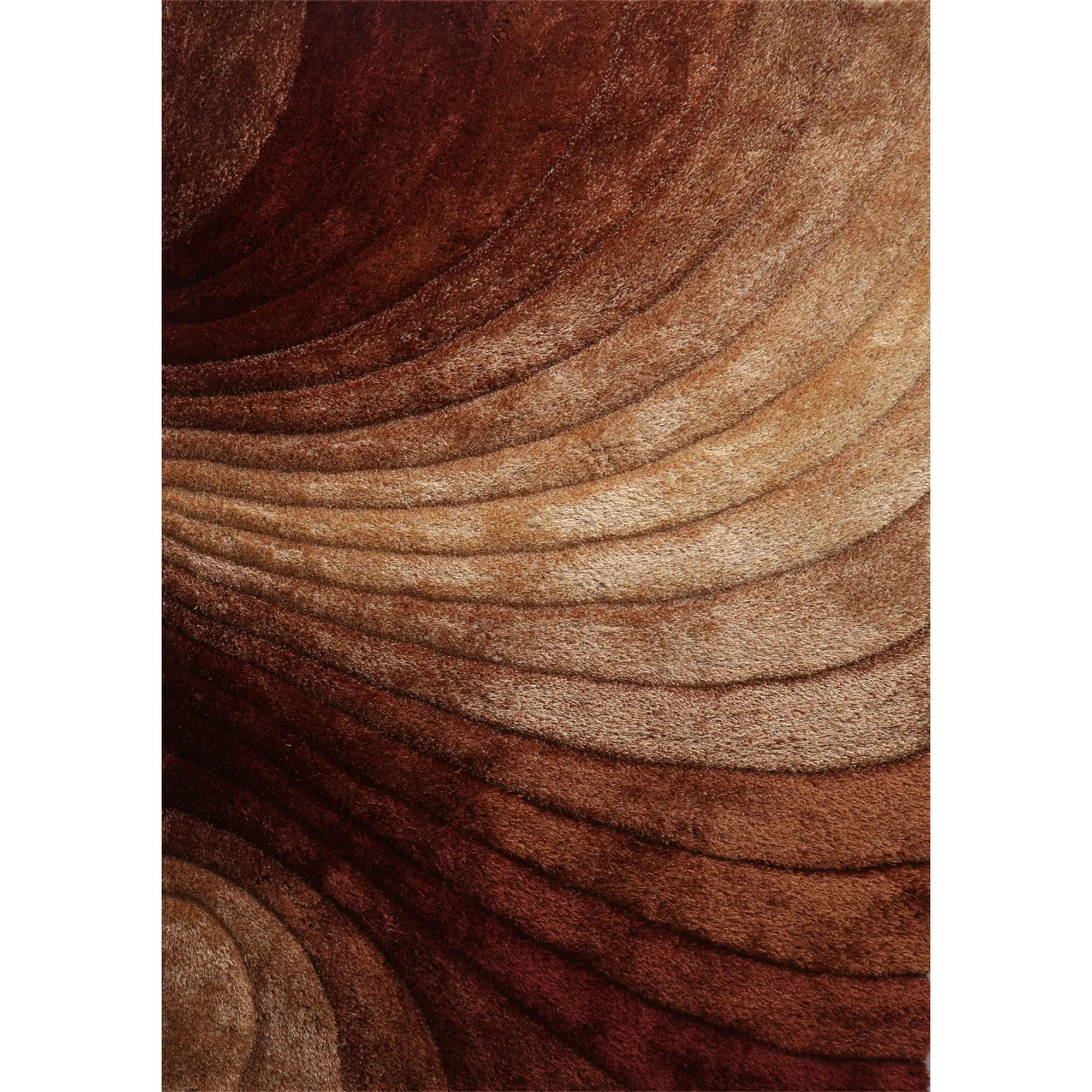 Clihome 3D Shaggy Hand Tufted Area Rug