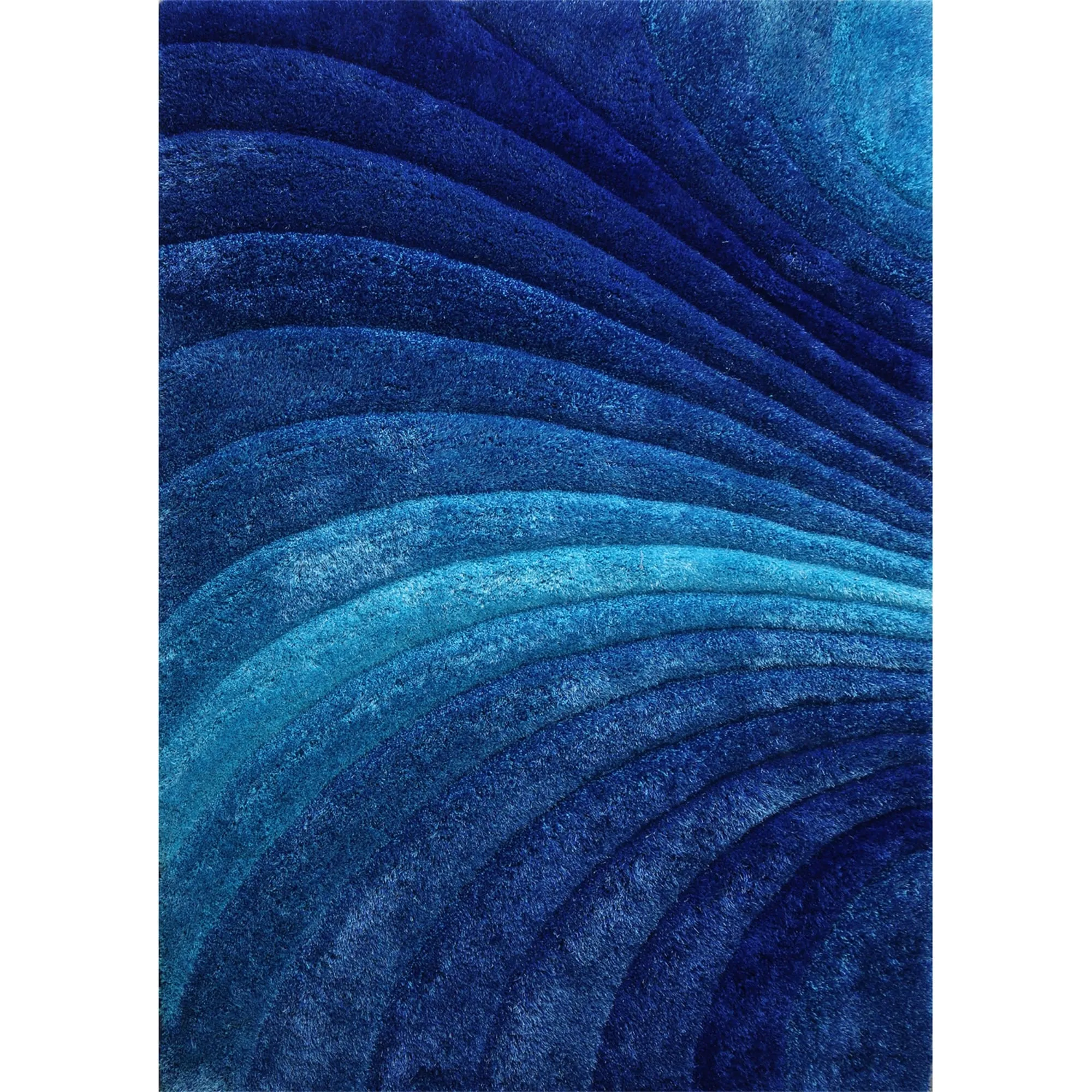 Clihome 3D Shaggy Hand Tufted Area Rug