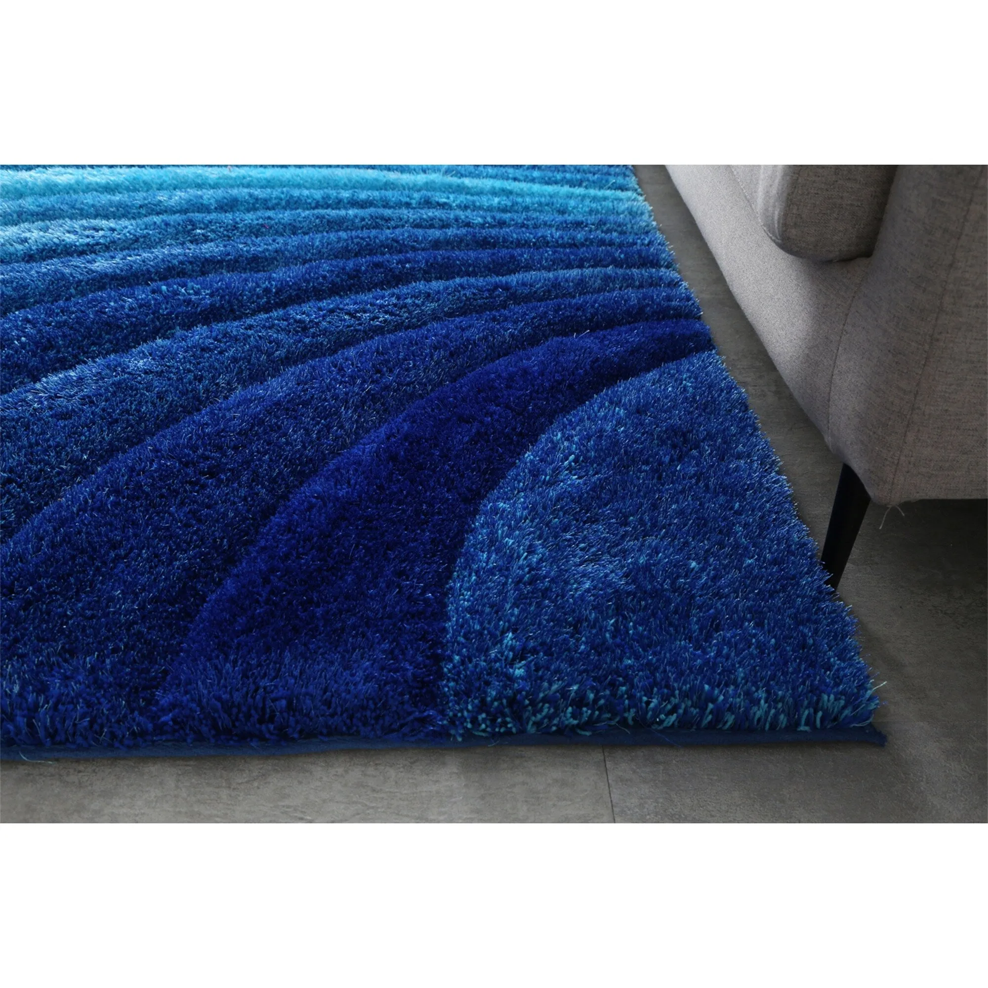 Clihome 3D Shaggy Hand Tufted Area Rug