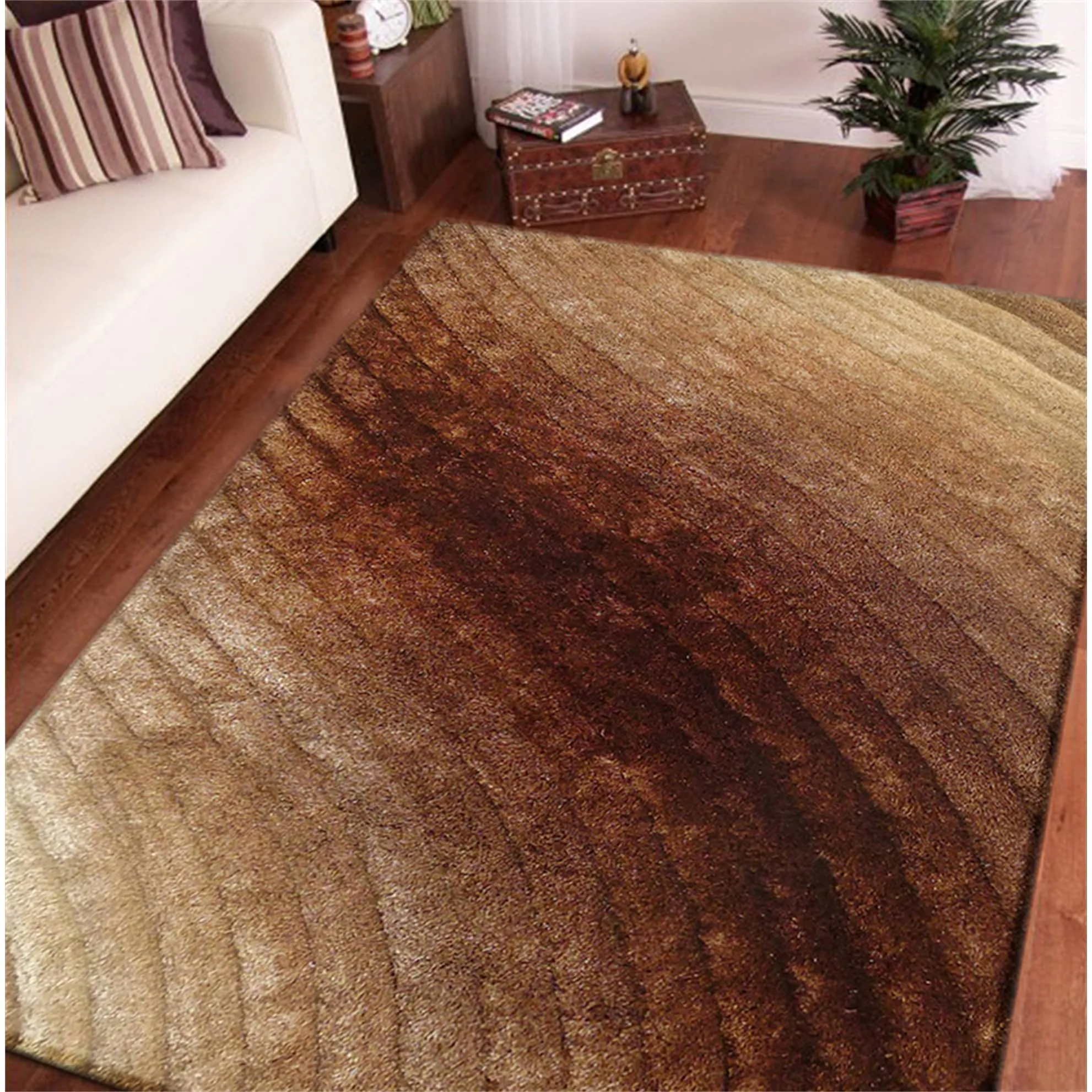 Clihome 3D Shaggy Hand Tufted Area Rug