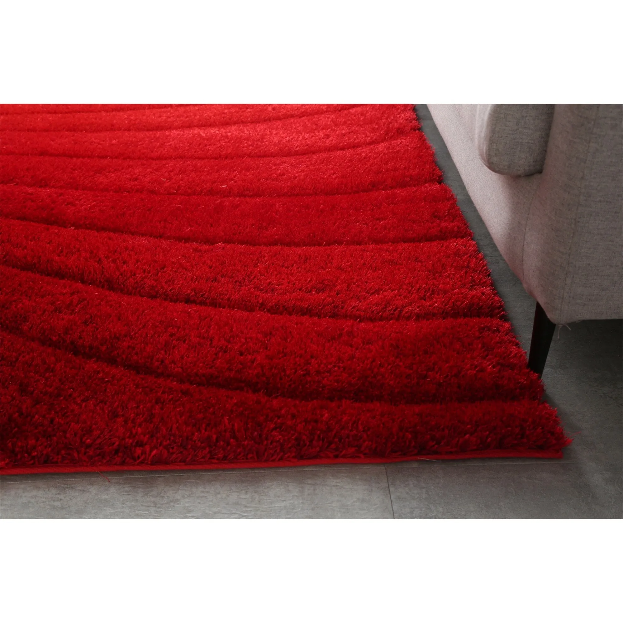 Clihome 3D Shaggy Hand Tufted Area Rug