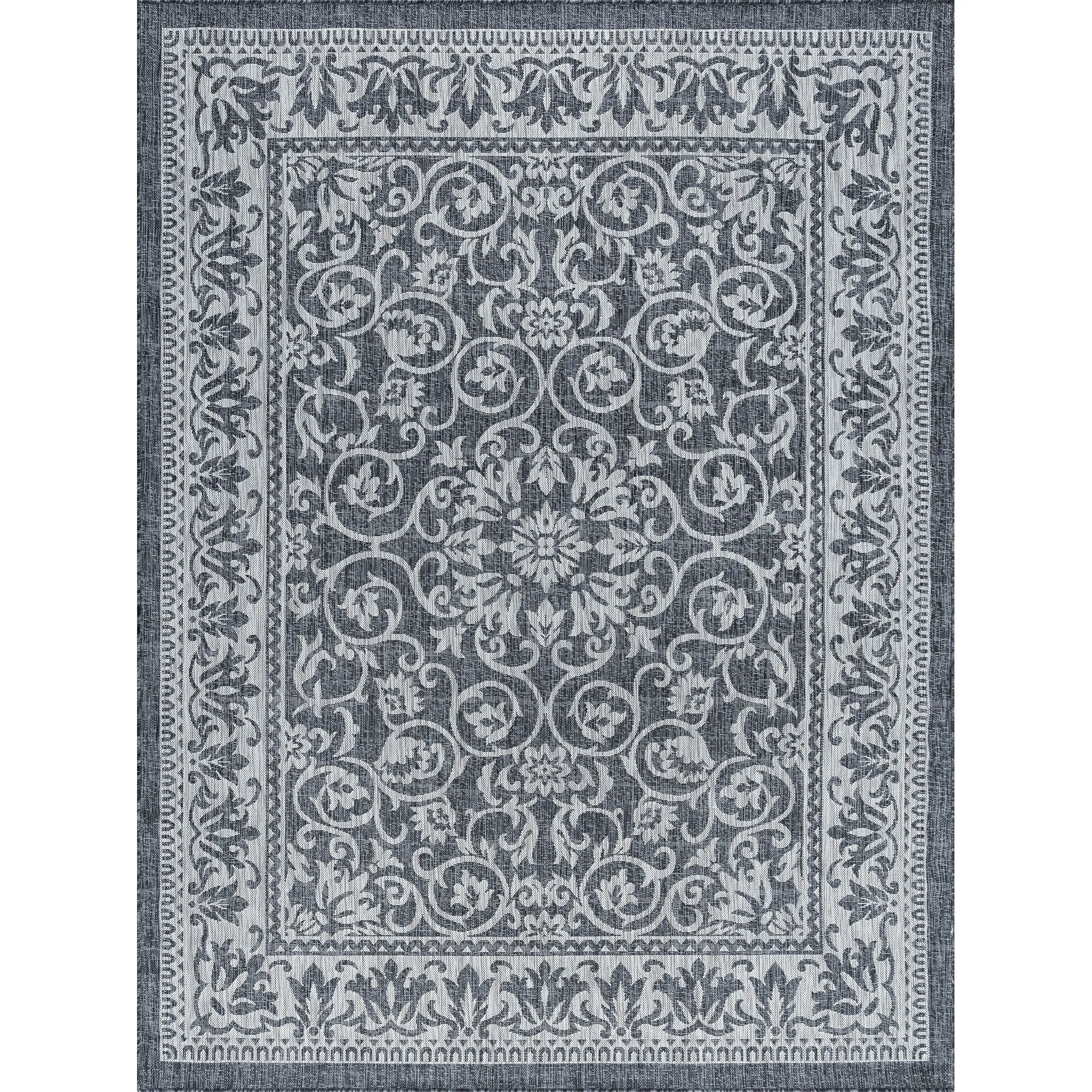 Colonnade Farmhouse Floral & Botanical Indoor/Outdoor Area Rug
