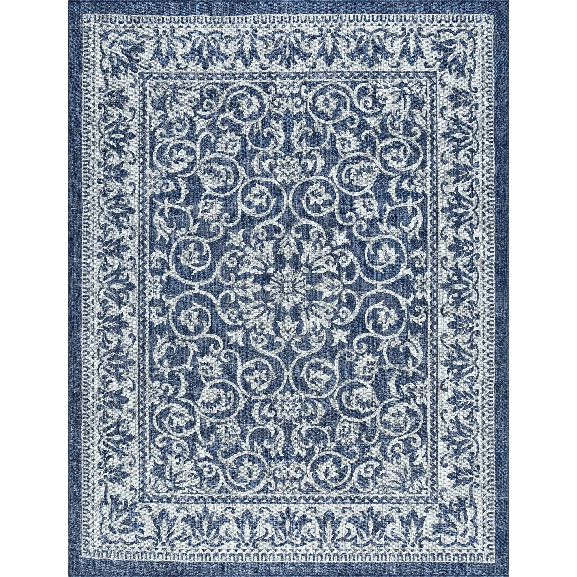 Colonnade Farmhouse Floral & Botanical Indoor/Outdoor Area Rug
