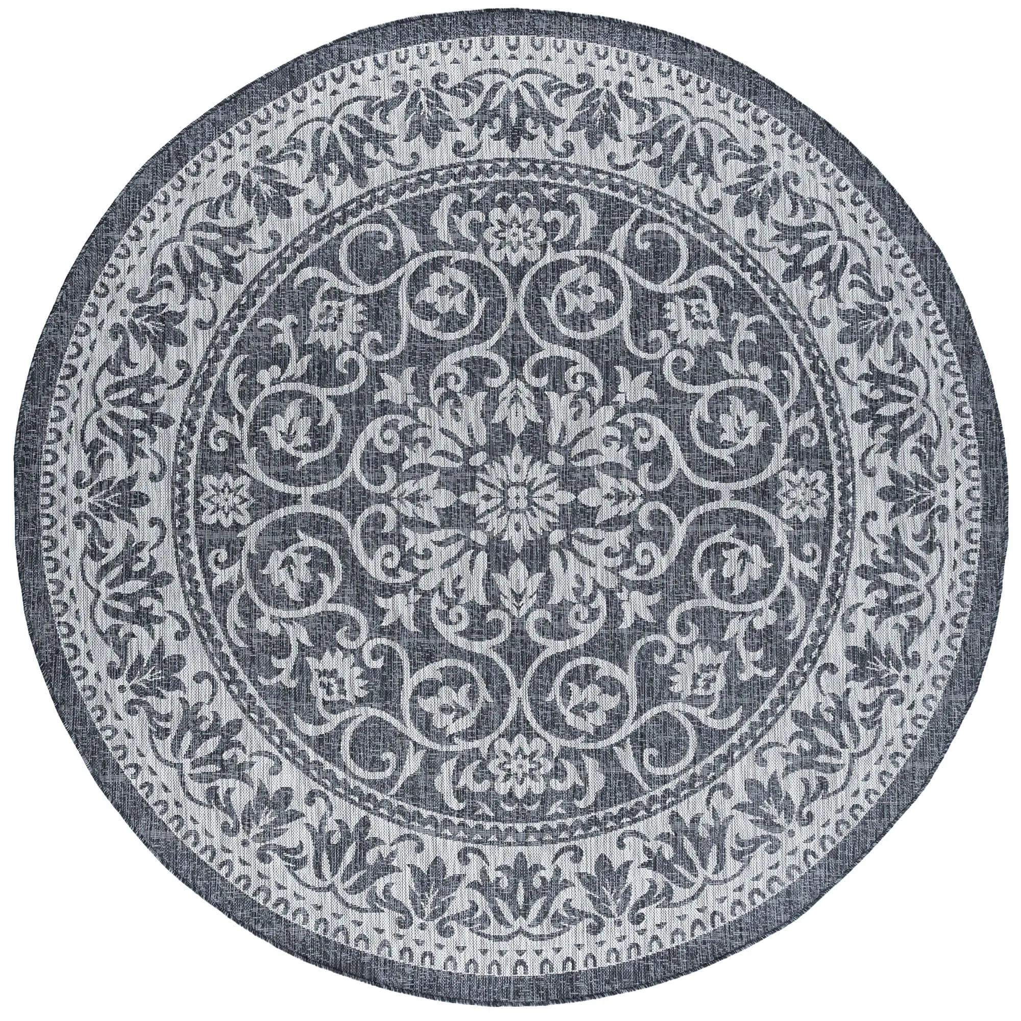 Colonnade Farmhouse Floral & Botanical Indoor/Outdoor Area Rug