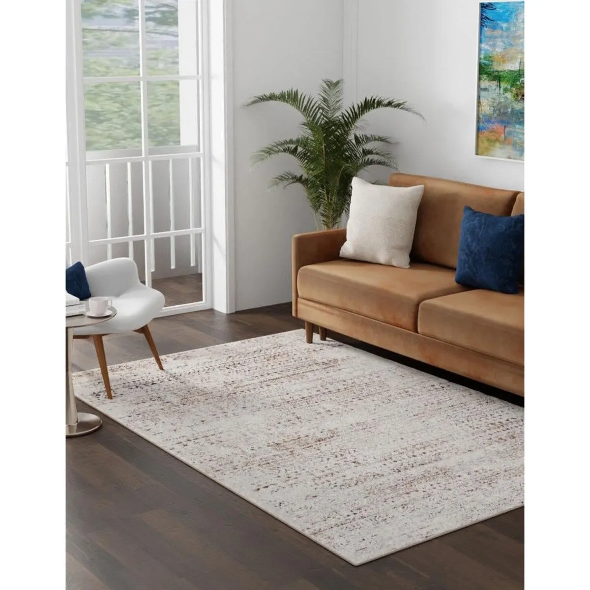 Contemporary Wralvale Collection Area Rug