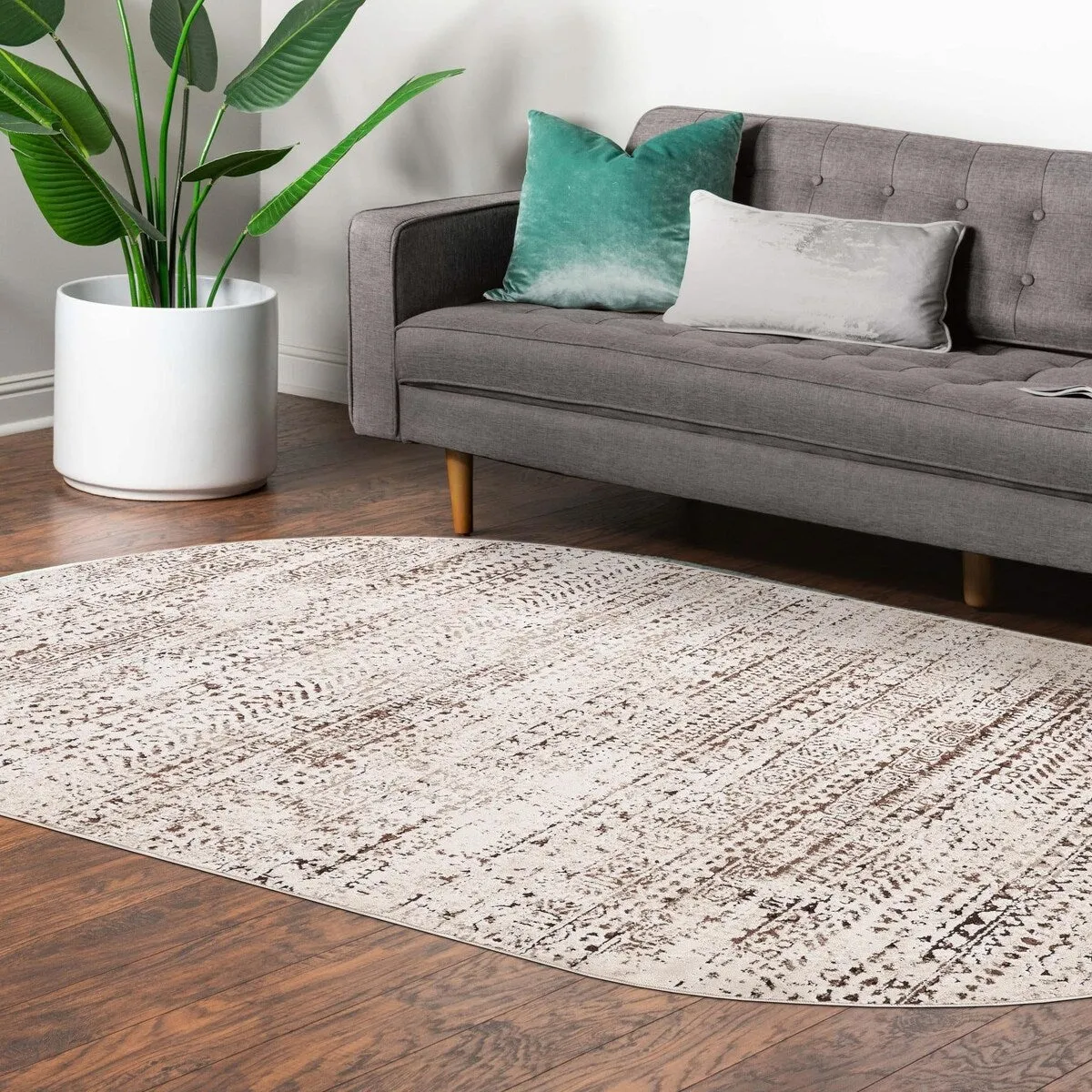 Contemporary Wralvale Collection Area Rug