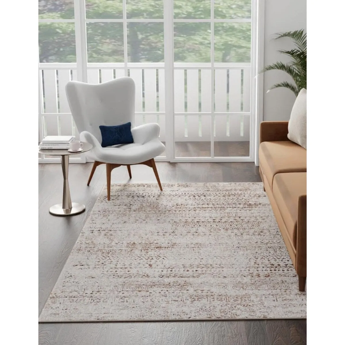 Contemporary Wralvale Collection Area Rug