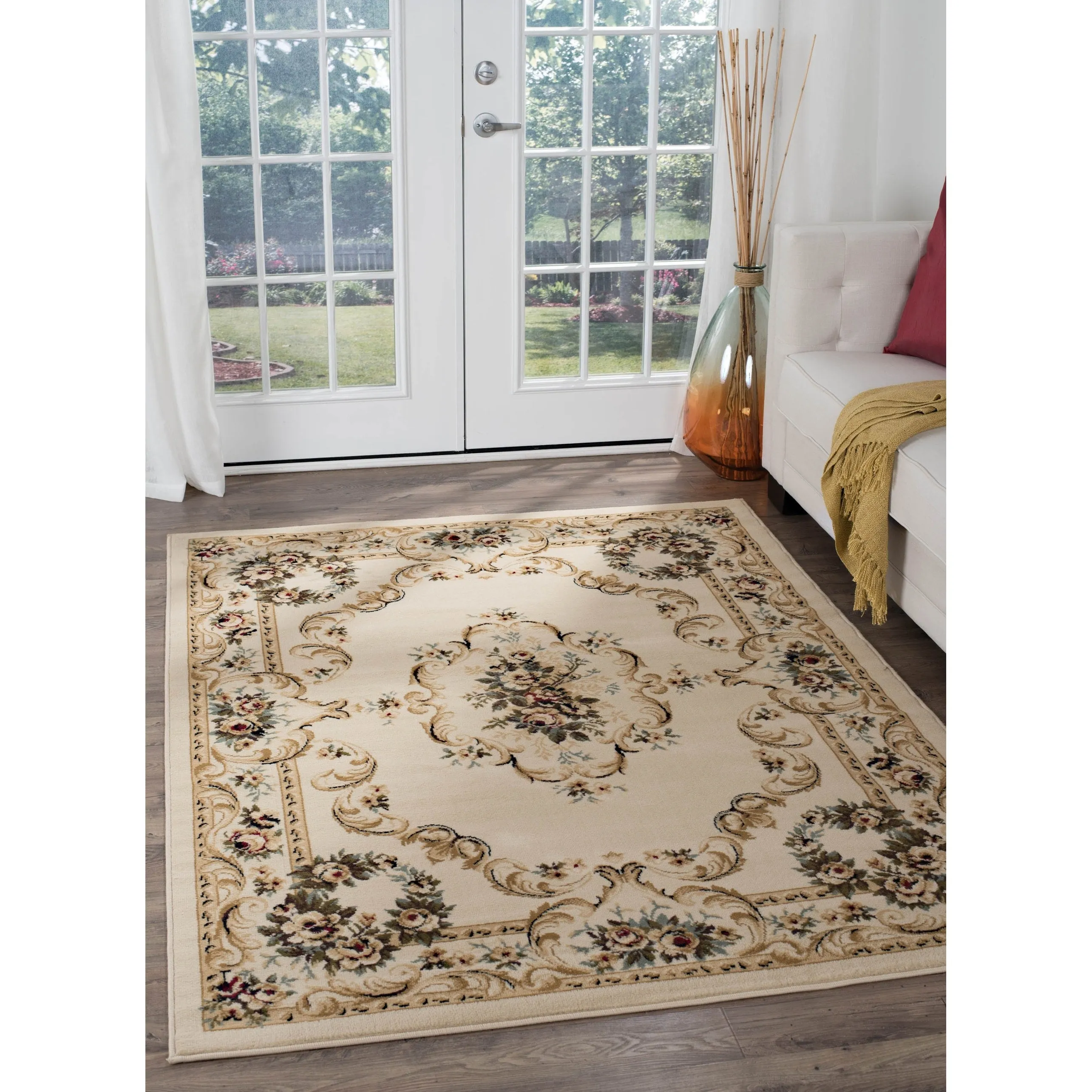 Copper Grove Tunxis Traditional Red Area Rug
