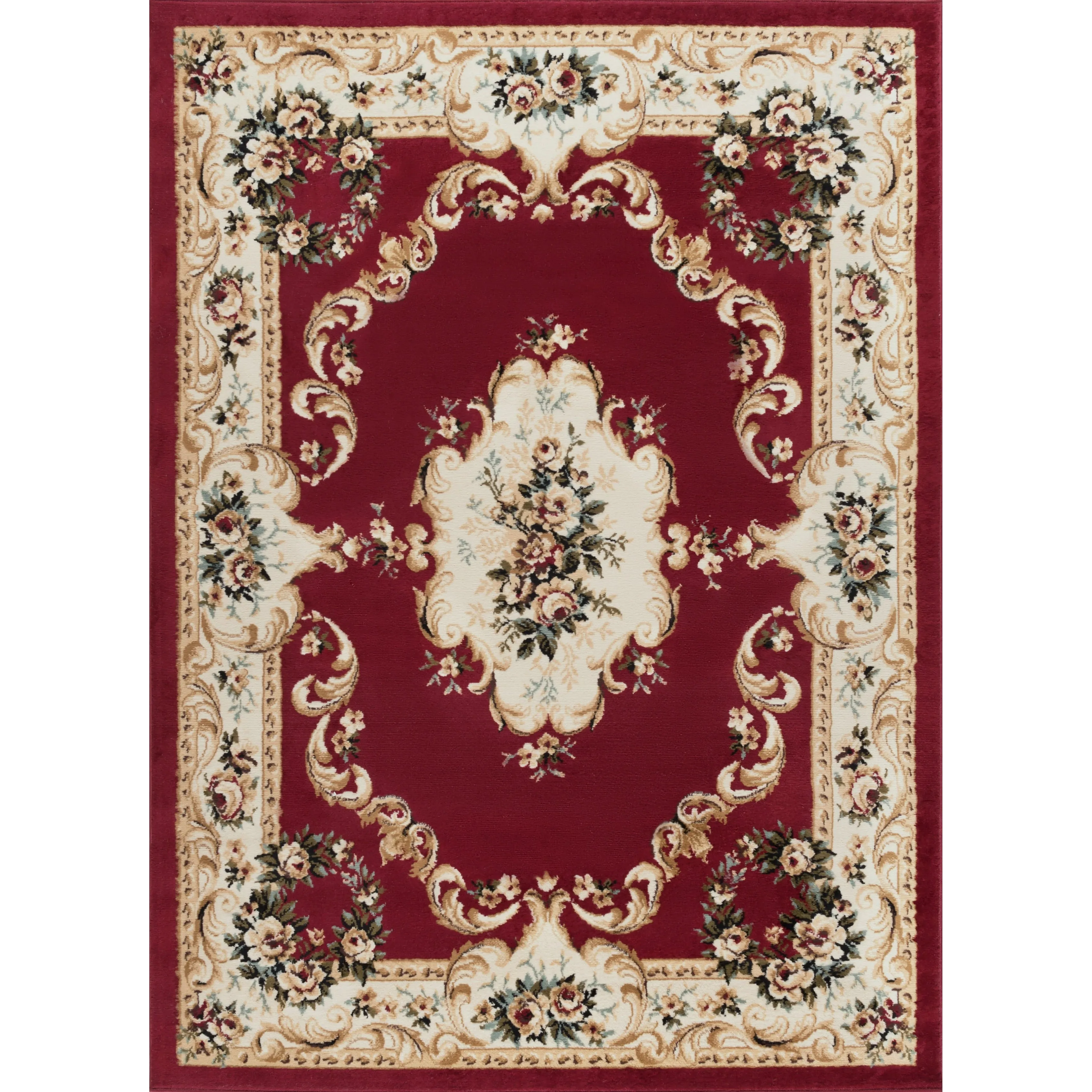 Copper Grove Tunxis Traditional Red Area Rug