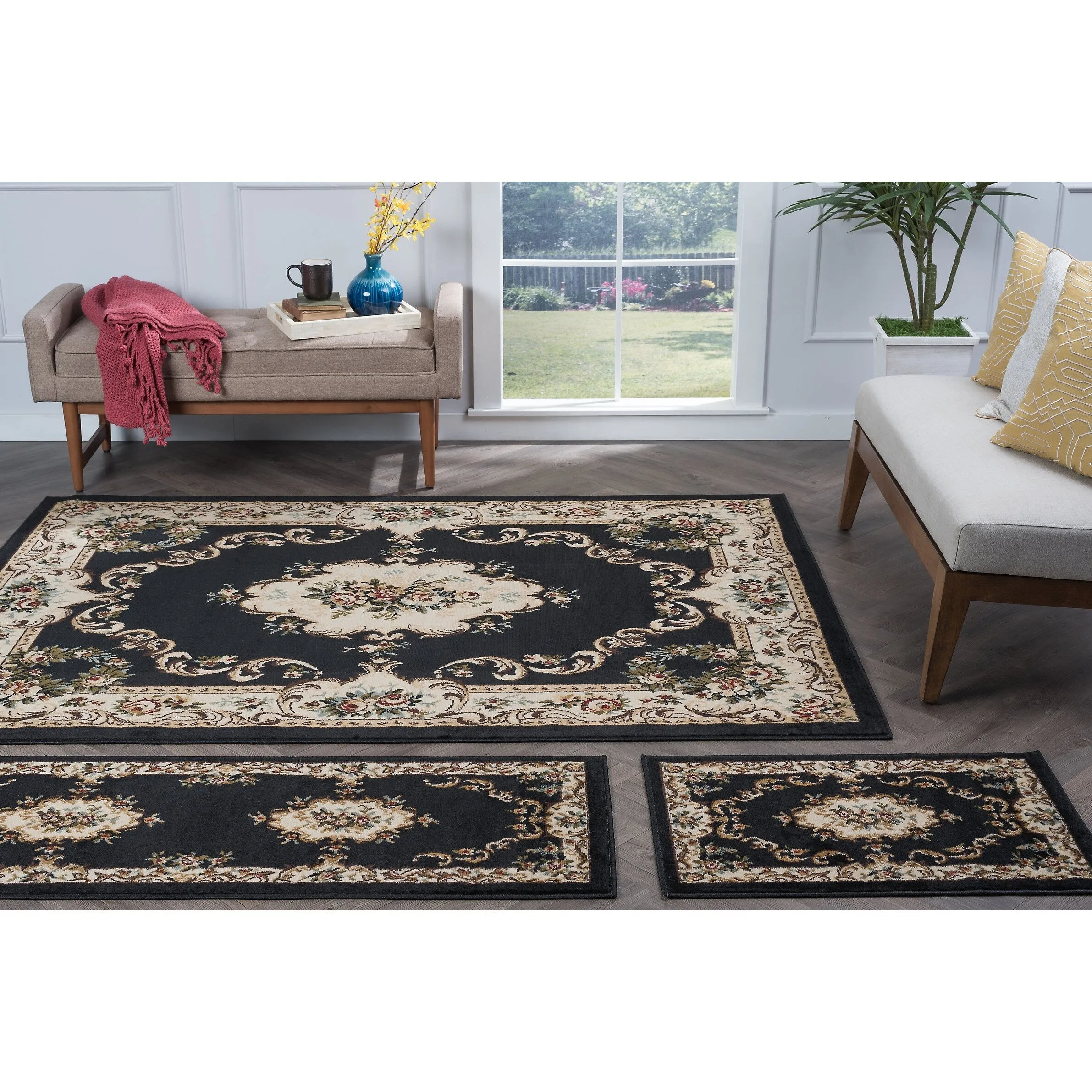 Copper Grove Tunxis Traditional Red Area Rug