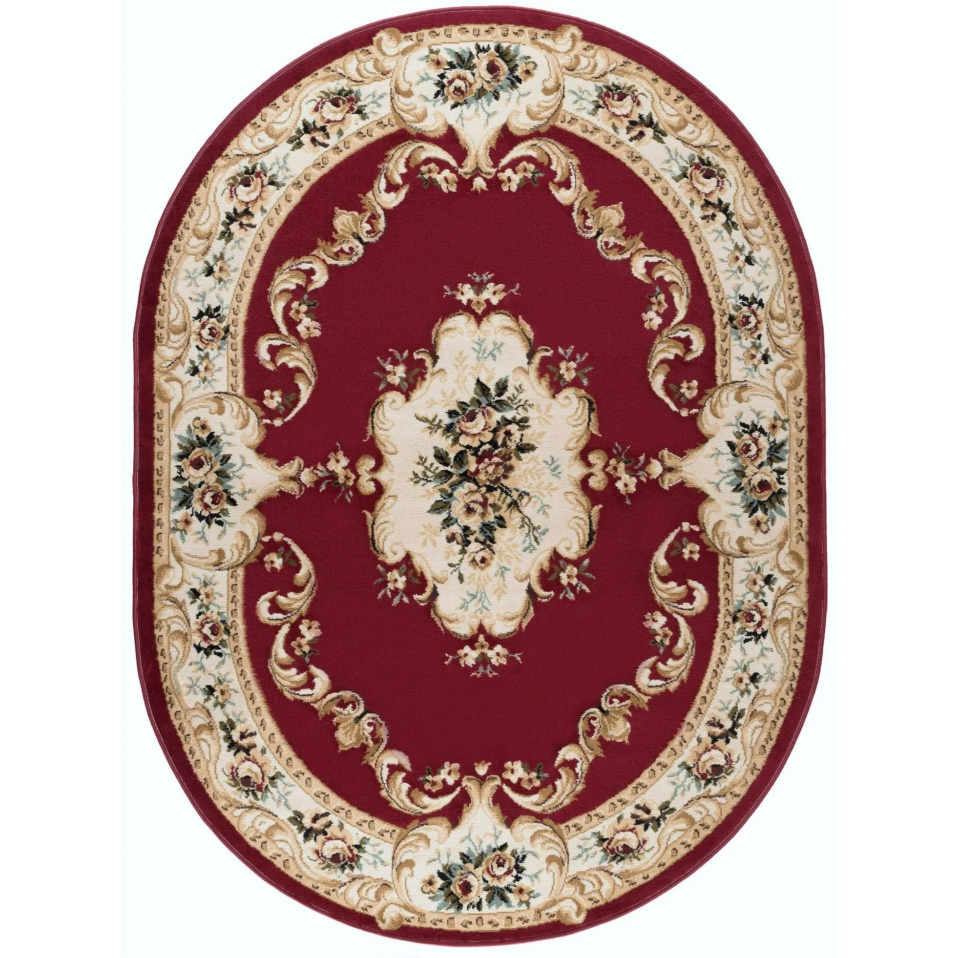 Copper Grove Tunxis Traditional Red Area Rug
