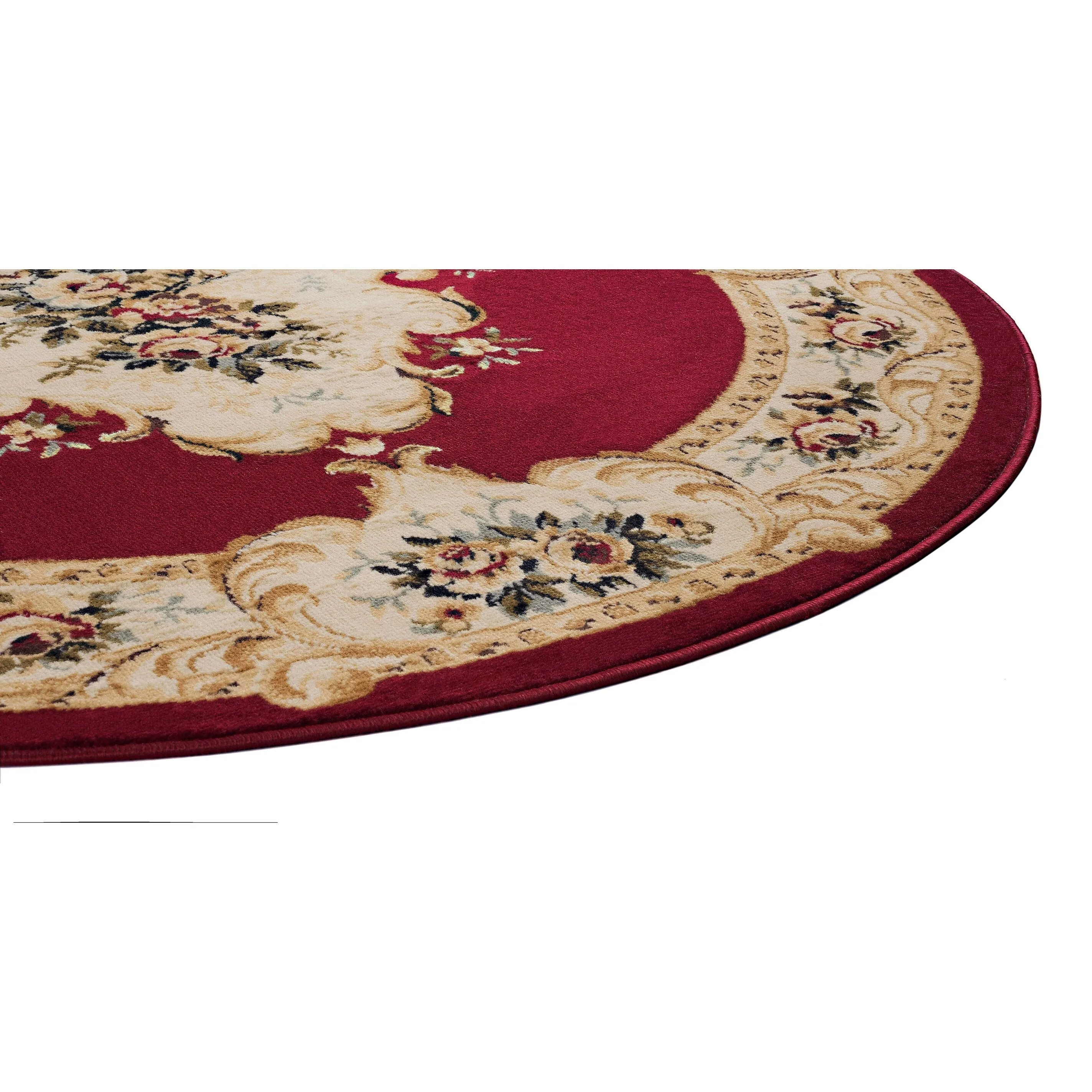 Copper Grove Tunxis Traditional Red Area Rug