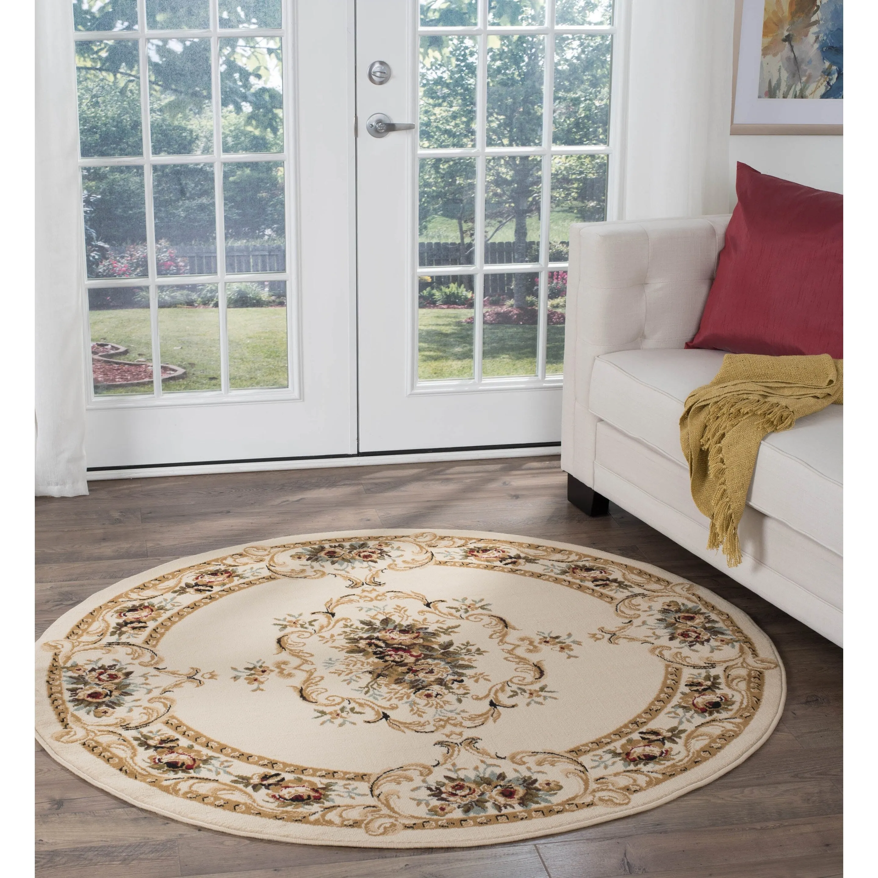 Copper Grove Tunxis Traditional Red Area Rug